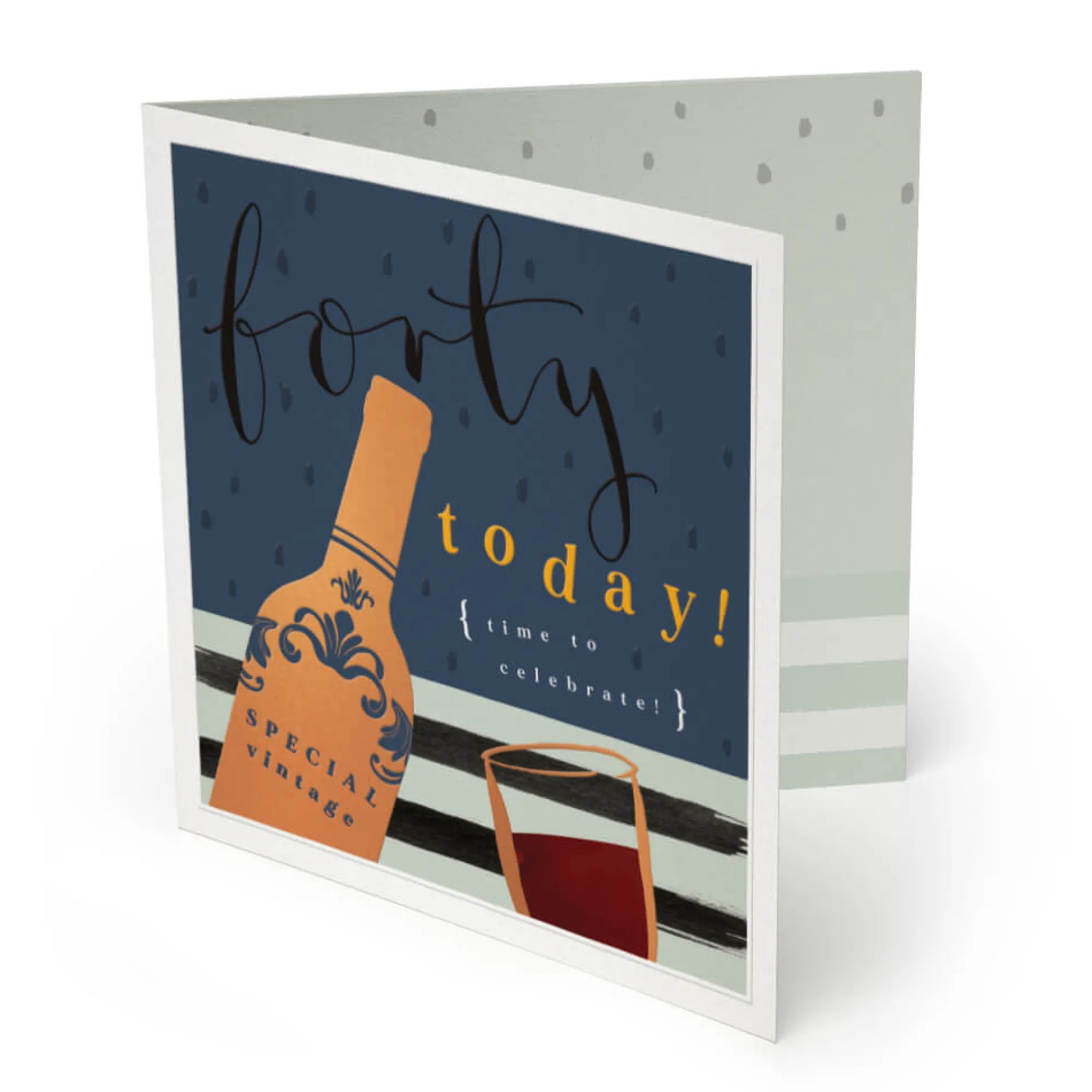 Birthday|Birthday*Whistlefish 40 Today! Luxury Birthday Card