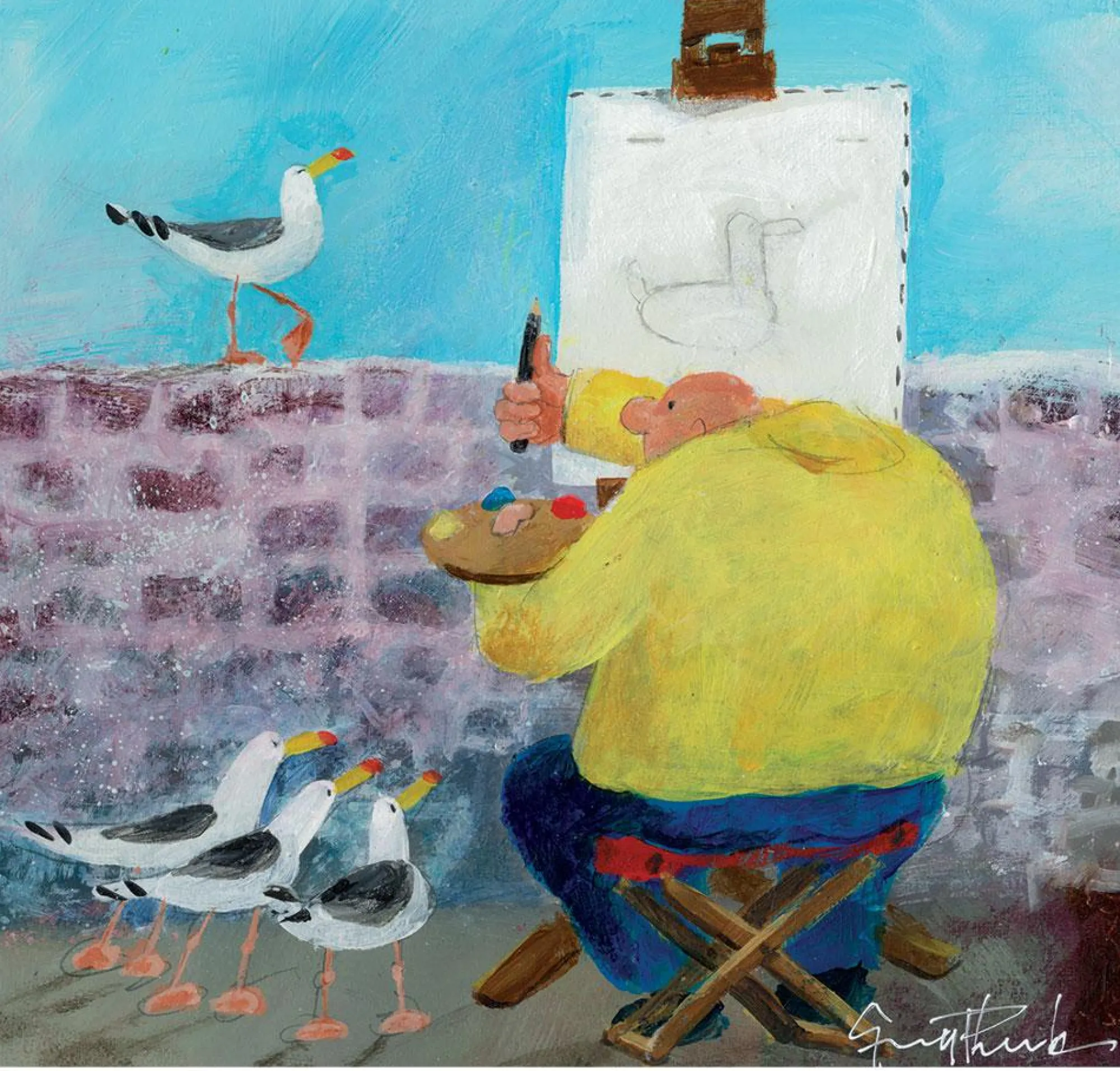 Unframed Prints*Whistlefish An Art Class Art Print