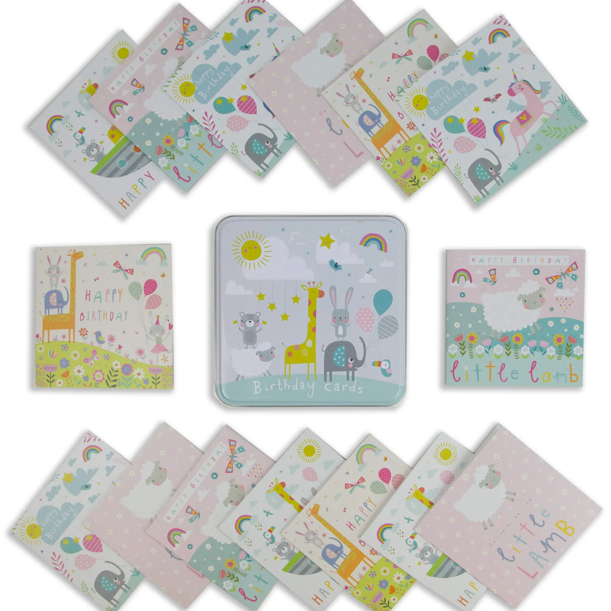 Under £20|Under £10*Whistlefish Animal Children's Birthday Notelets