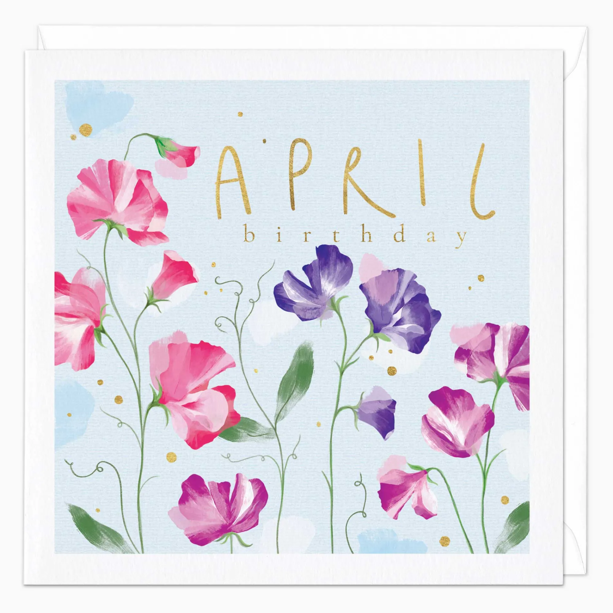 Birthday|By Month*Whistlefish April Birth Flower Card
