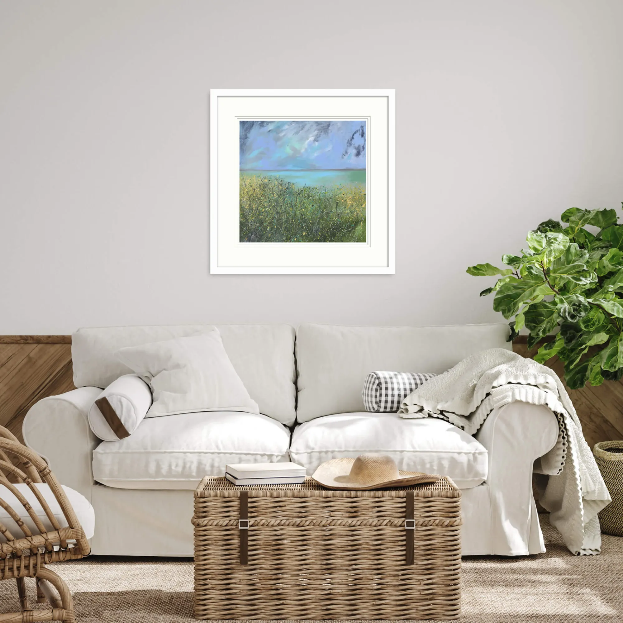 Unframed Prints*Whistlefish Aqua Waters Art Print