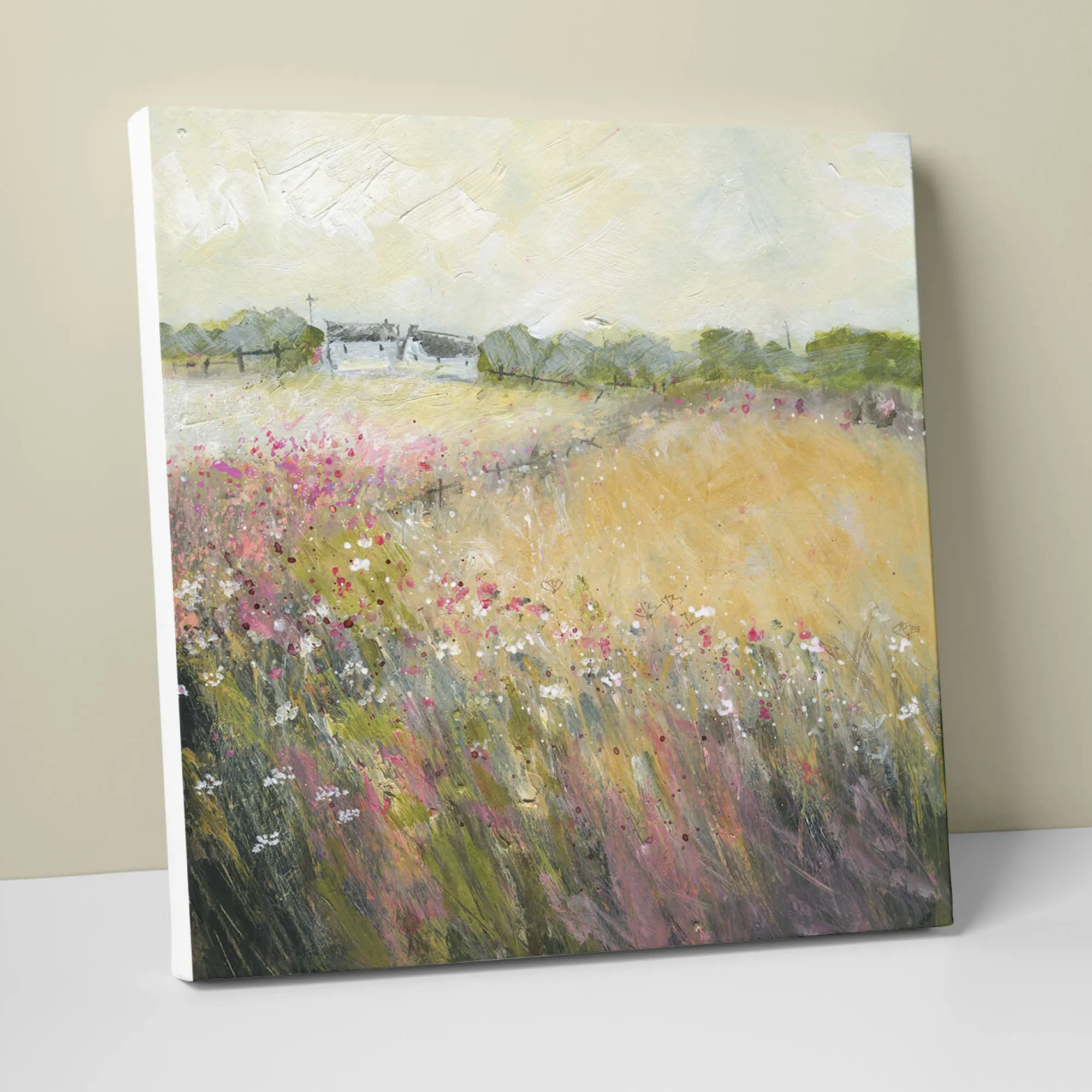 Floral & Flowers|Canvas*Whistlefish Autumn Cottages Canvas