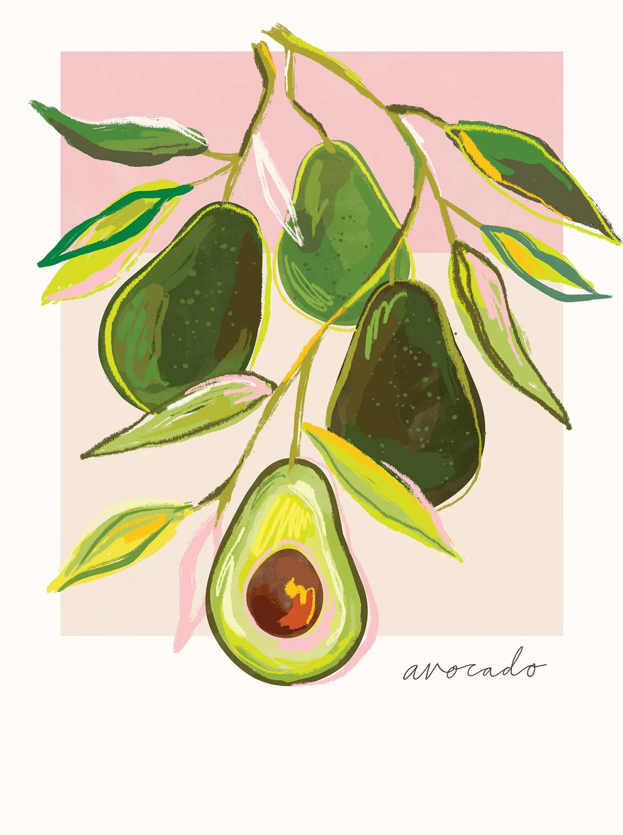 Unframed Prints*Whistlefish Avocados Art Print