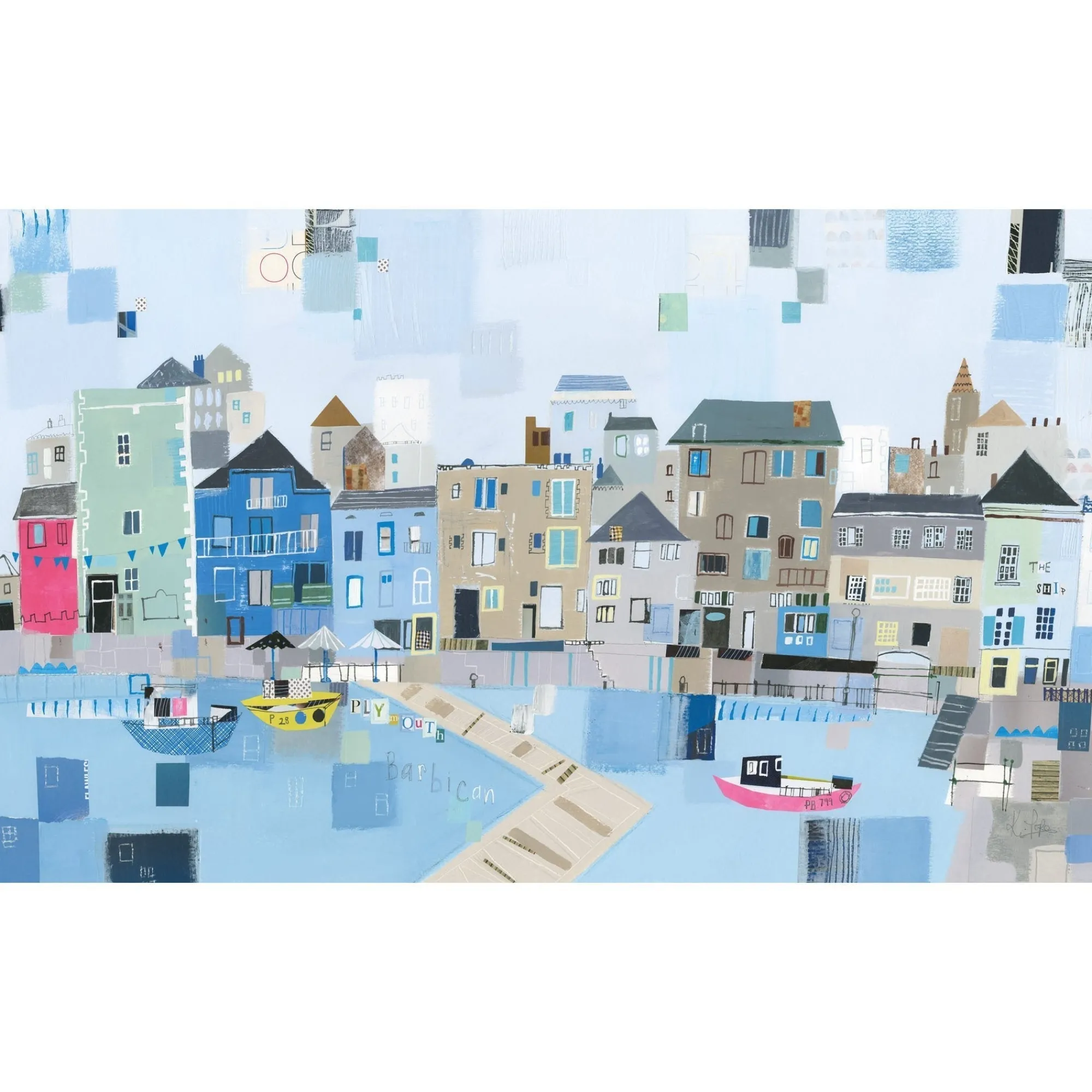 Unframed Prints*Whistlefish Barbican Harbour Art Print
