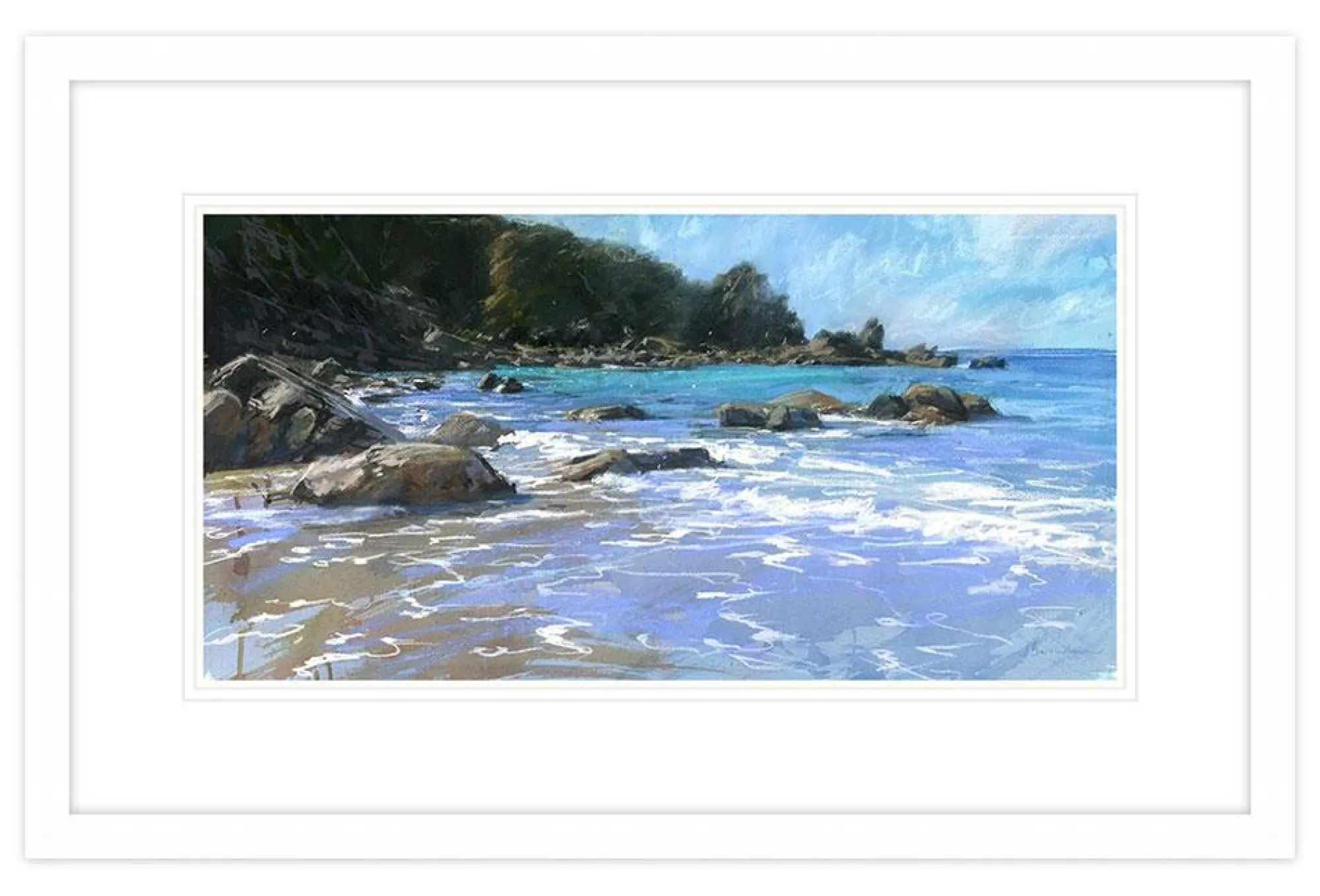 Framed Prints*Whistlefish Barnacle Beach Framed Print