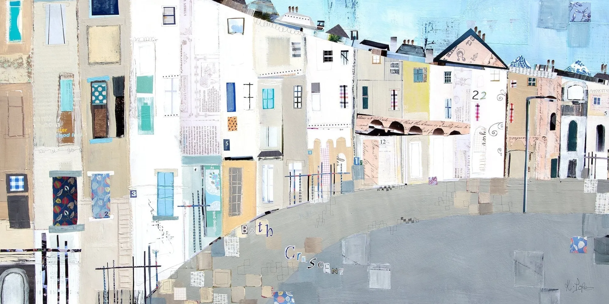 Unframed Prints*Whistlefish Bath Crescent Art Print