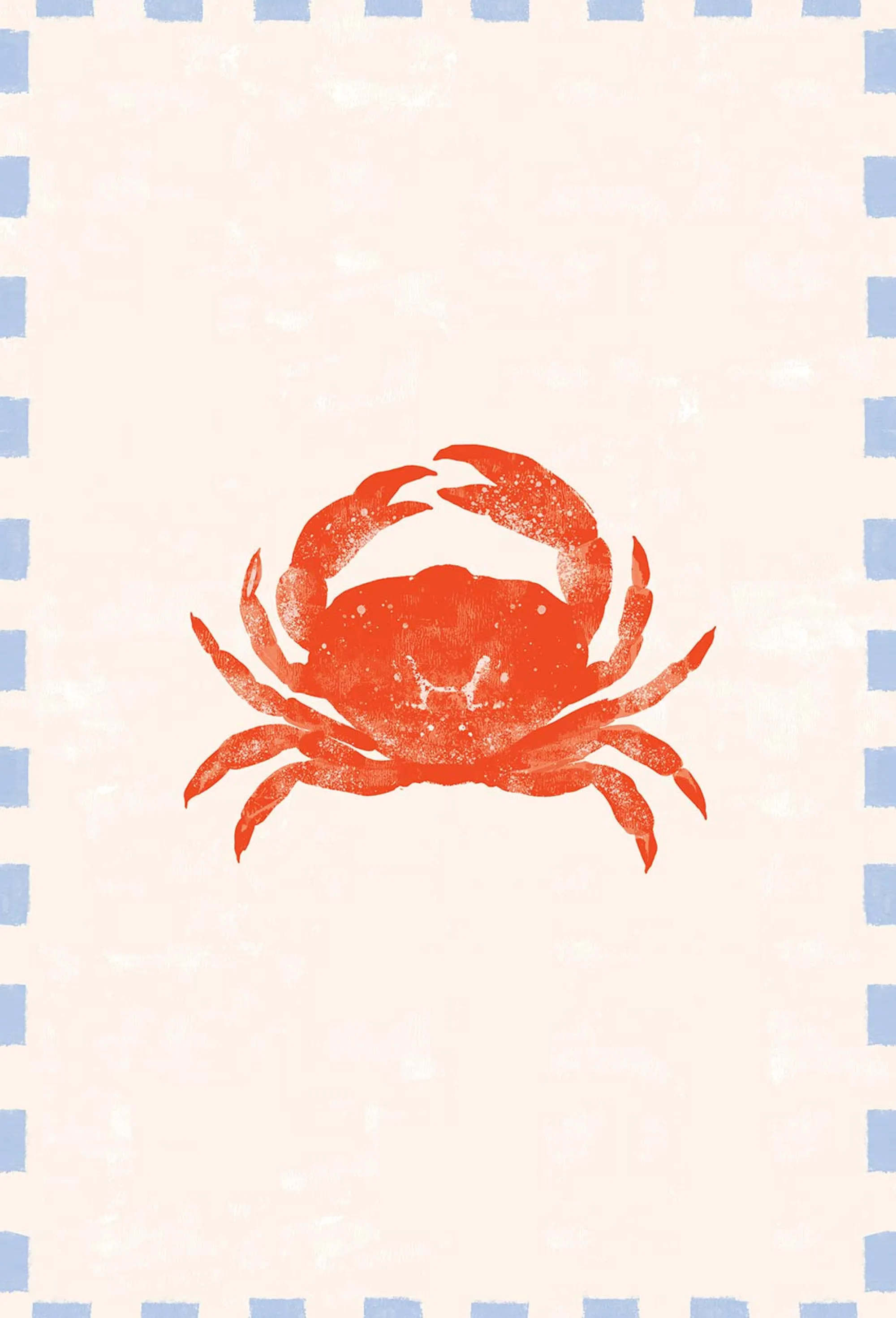 Animal|Framed Prints*Whistlefish Beach House Crab Large Framed Print