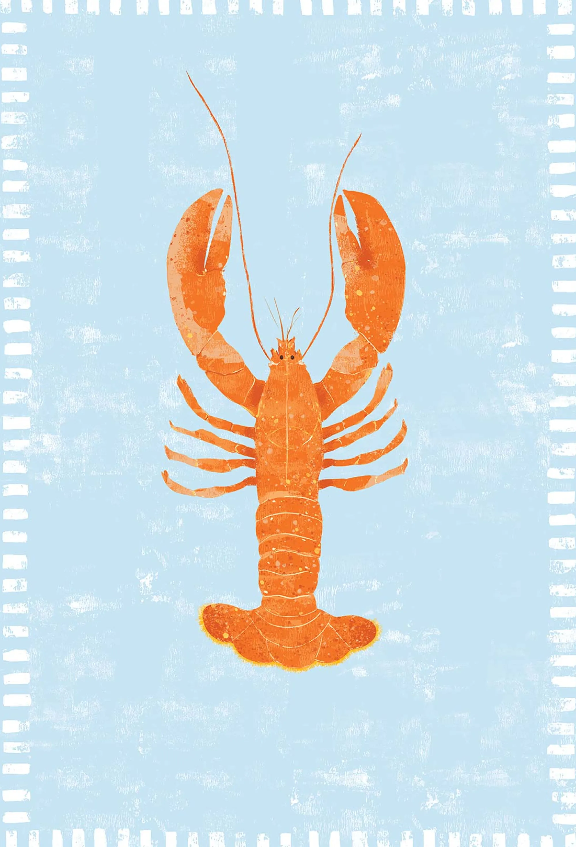 Unframed Prints*Whistlefish Beach House Lobster Large Art Print