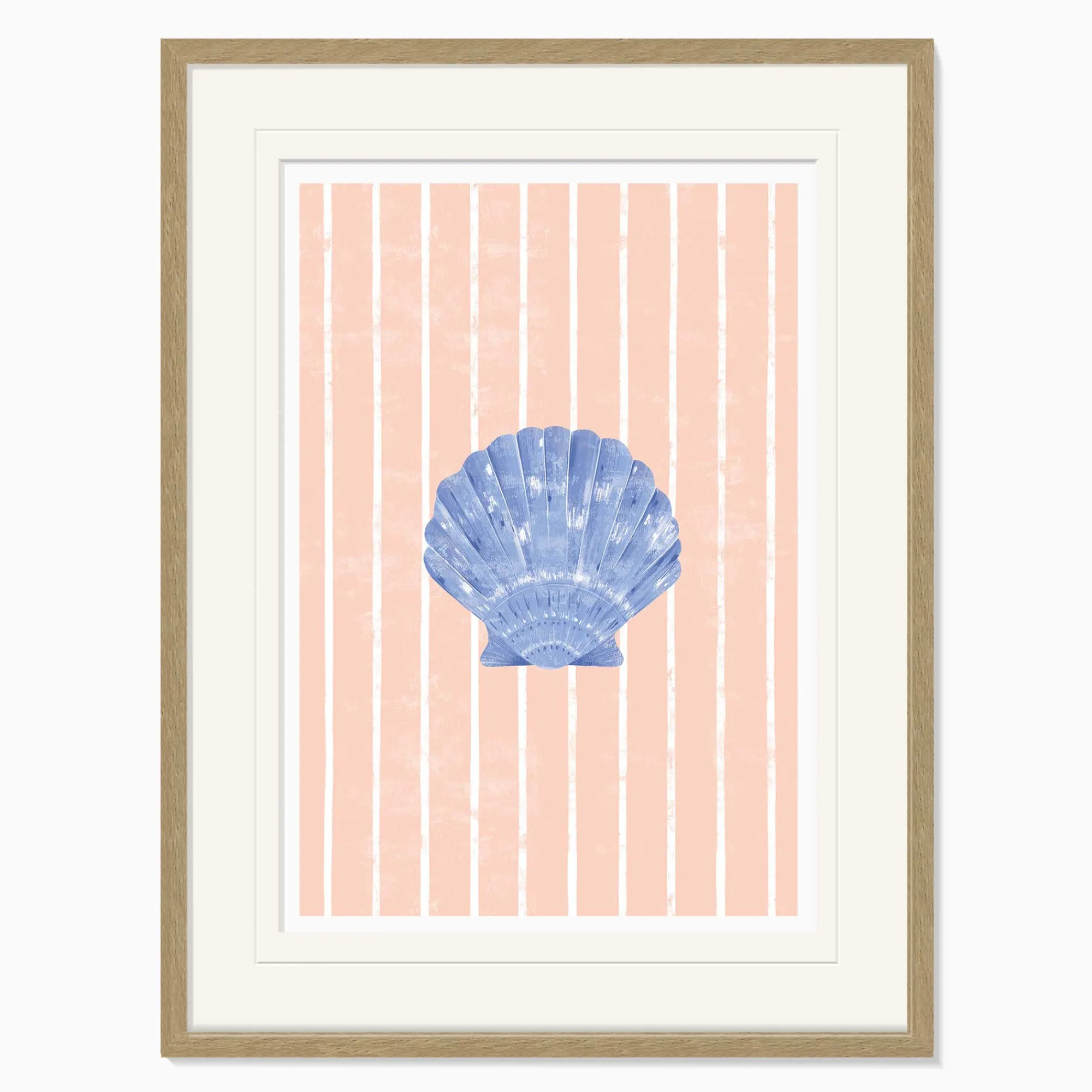 Framed Prints*Whistlefish Beach House Shell Large Framed Print