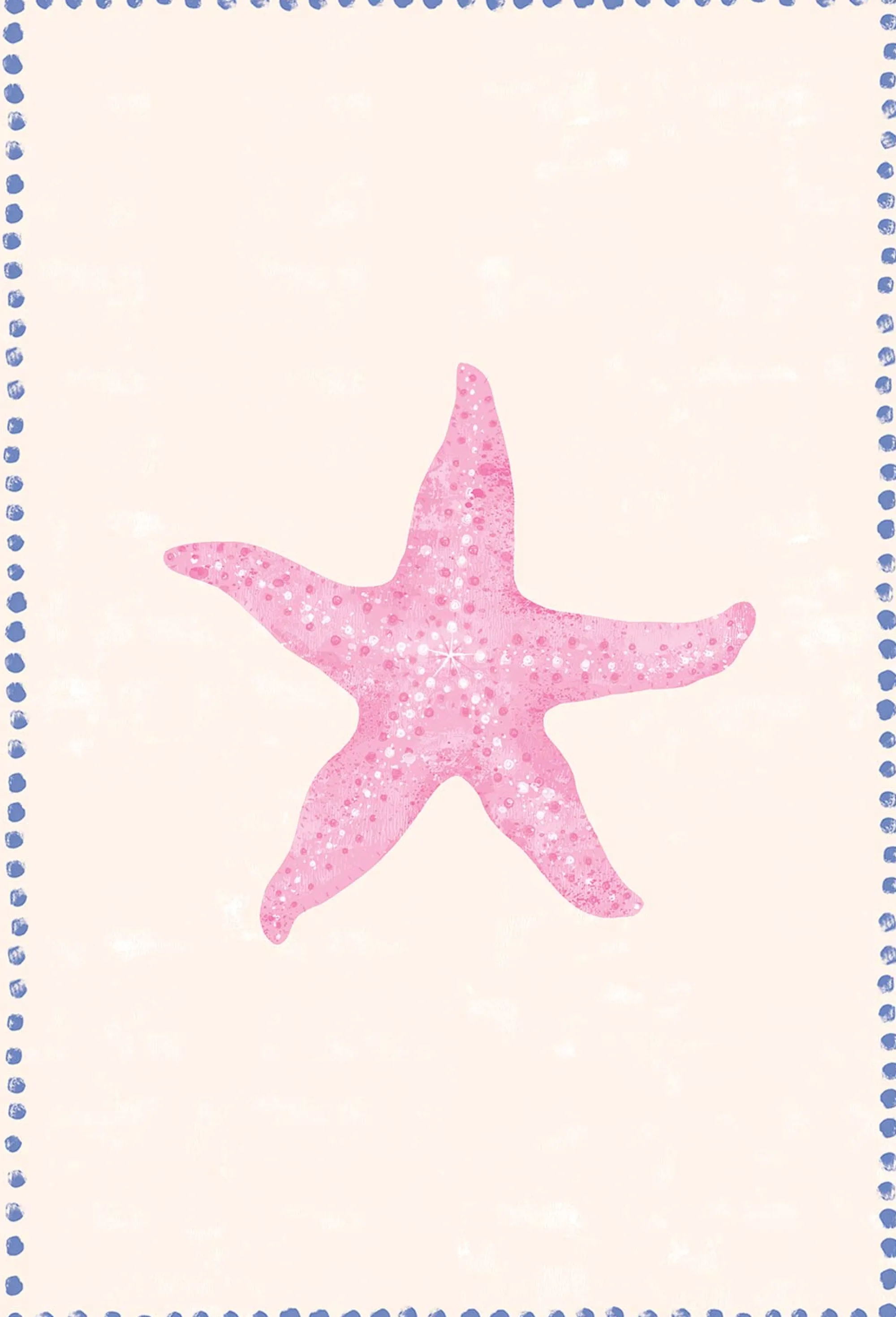 Unframed Prints*Whistlefish Beach House Starfish Large Art Print