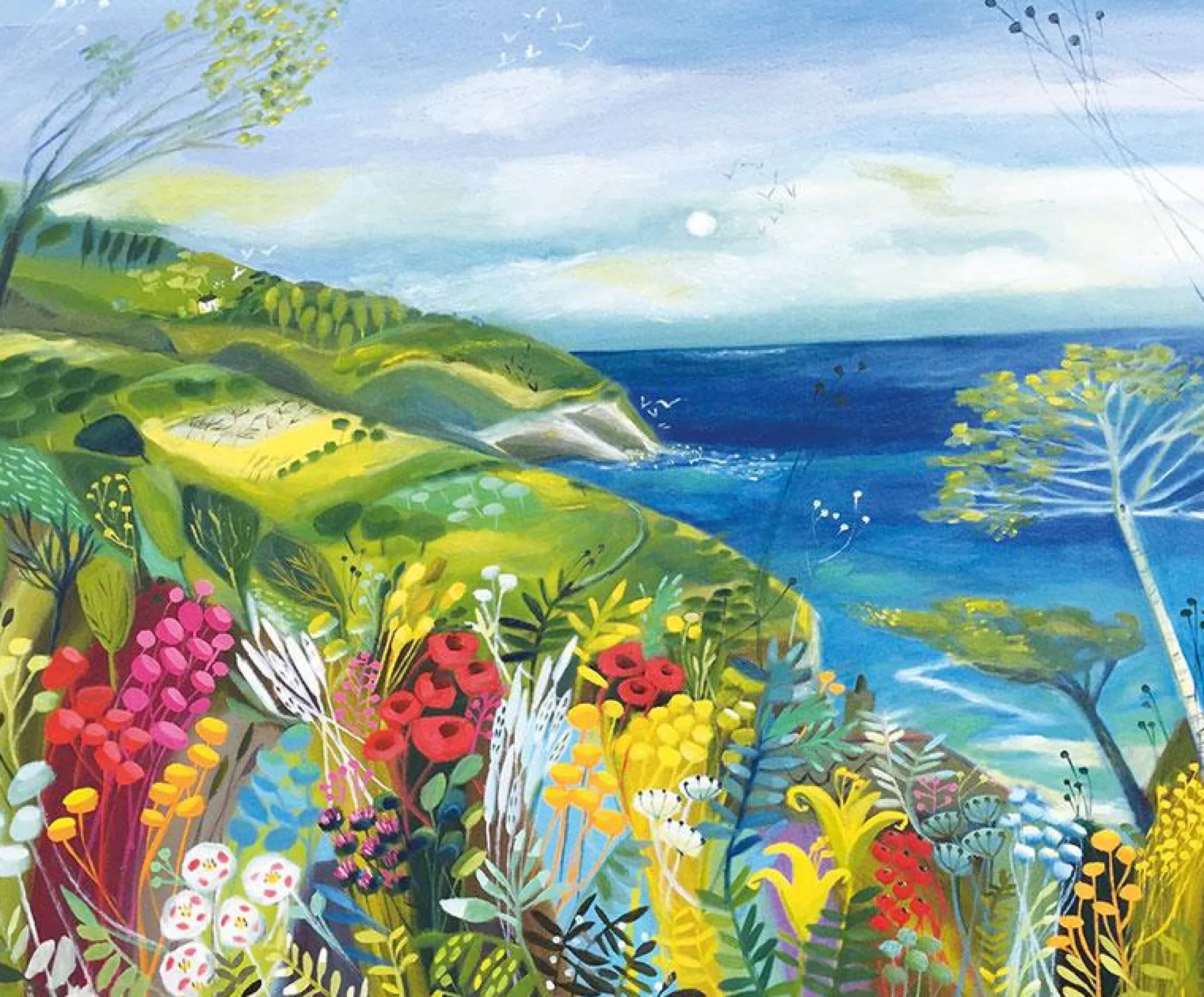 Unframed Prints*Whistlefish Beachcombers Cottage Art Print