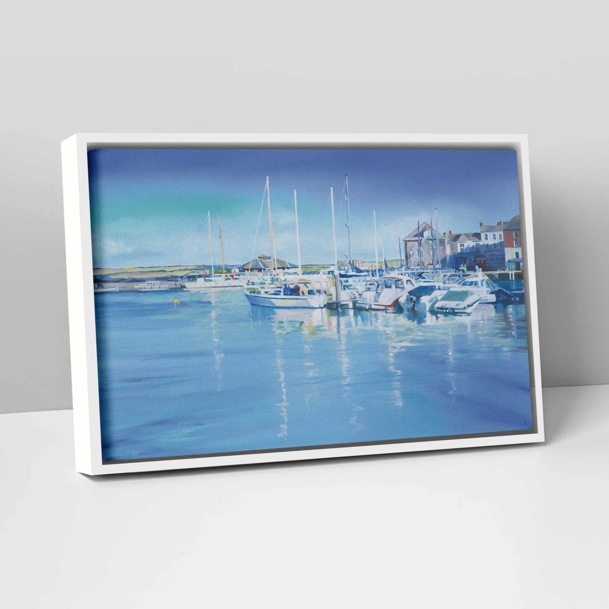 Padstow|Cornwall*Whistlefish Beautiful Padstow Framed Canvas