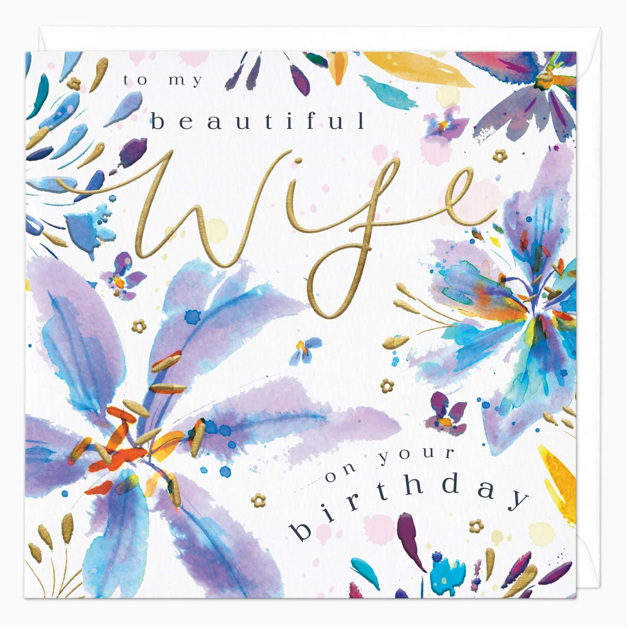 Birthday|For Relatives*Whistlefish Beautiful Wife Birthday Card