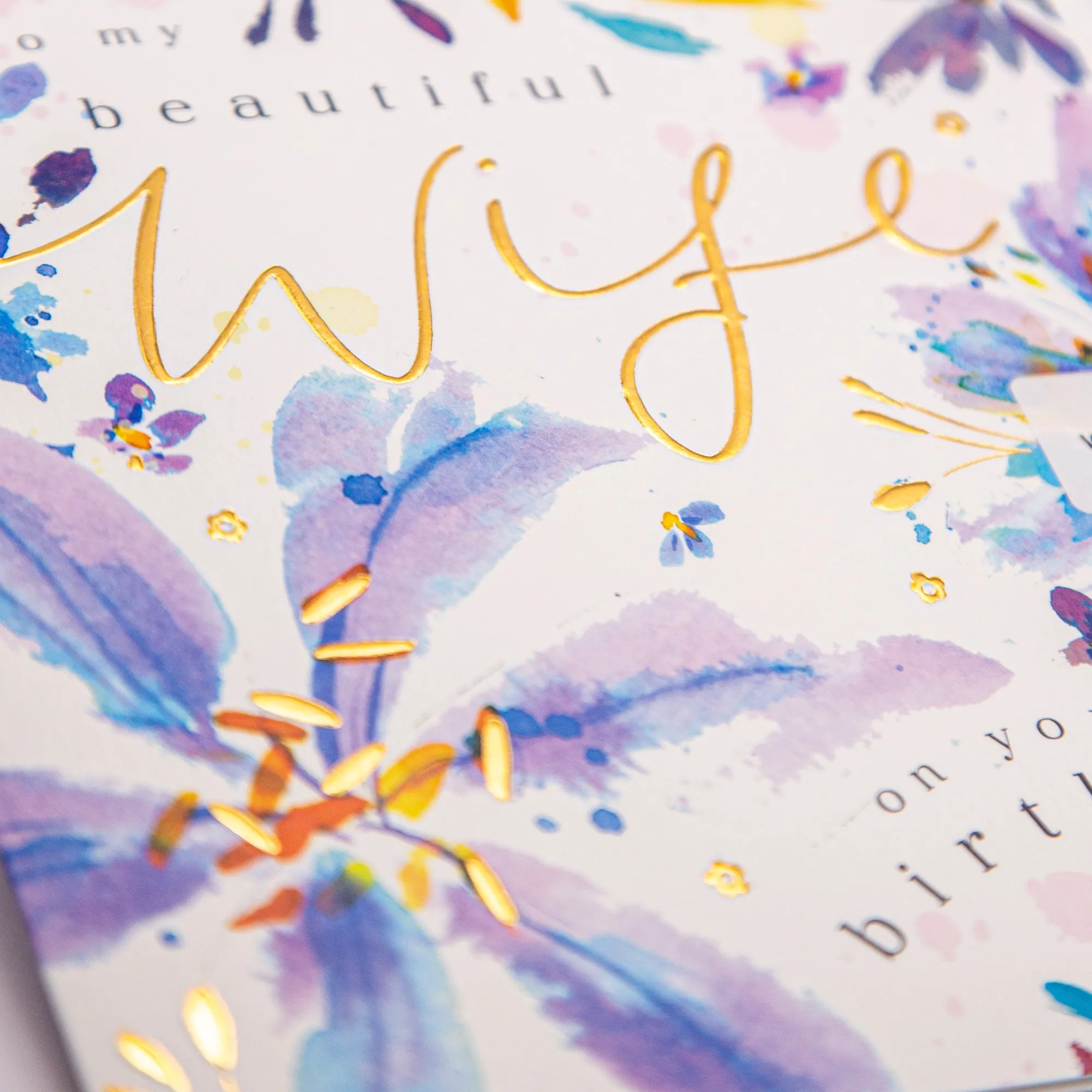 Birthday|For Relatives*Whistlefish Beautiful Wife Birthday Card
