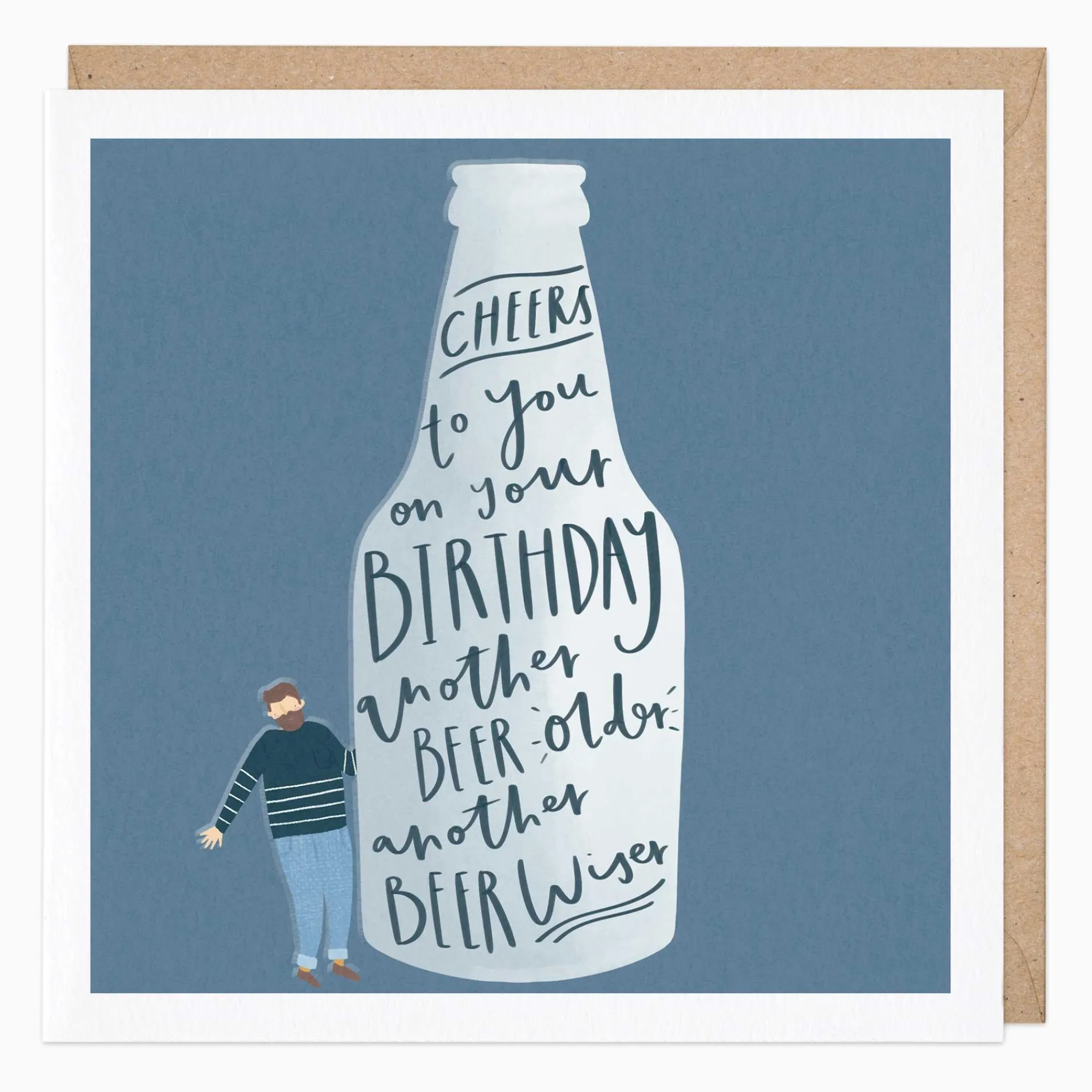 Birthday|For Him*Whistlefish Beer Bottle Birthday Card