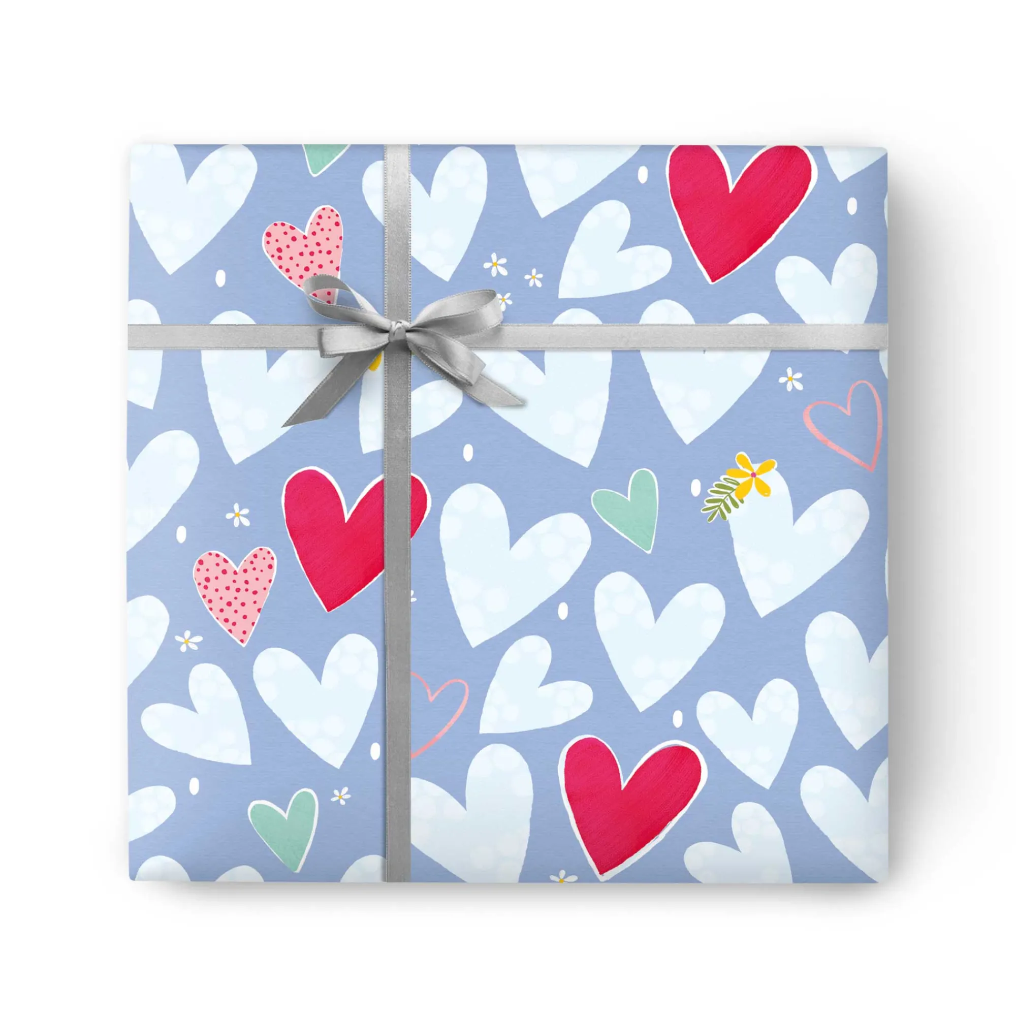 Gift Wrap|Birthday*Whistlefish Big Hearts Wrapping Paper