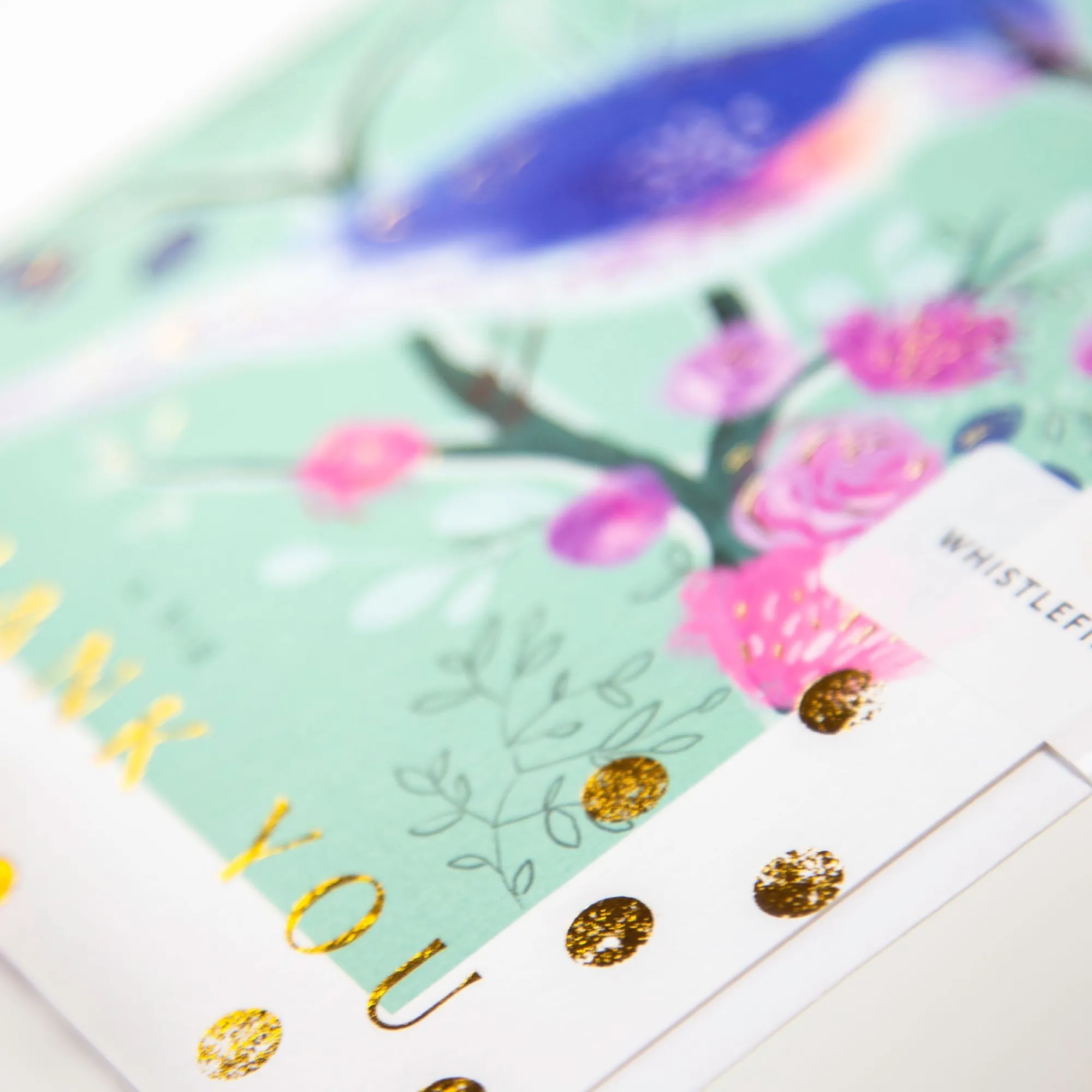 Thank You*Whistlefish Bird Thank You Birthday Card