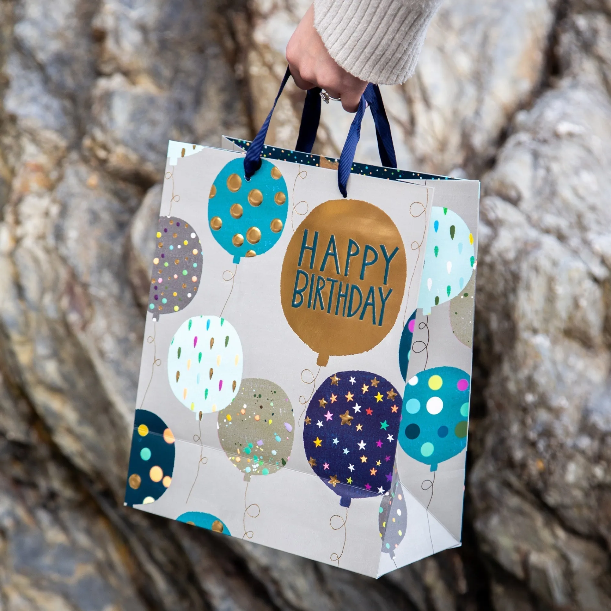 Gift Bags|Gift Bags*Whistlefish Birthday Balloons Luxury Large Gift Bag