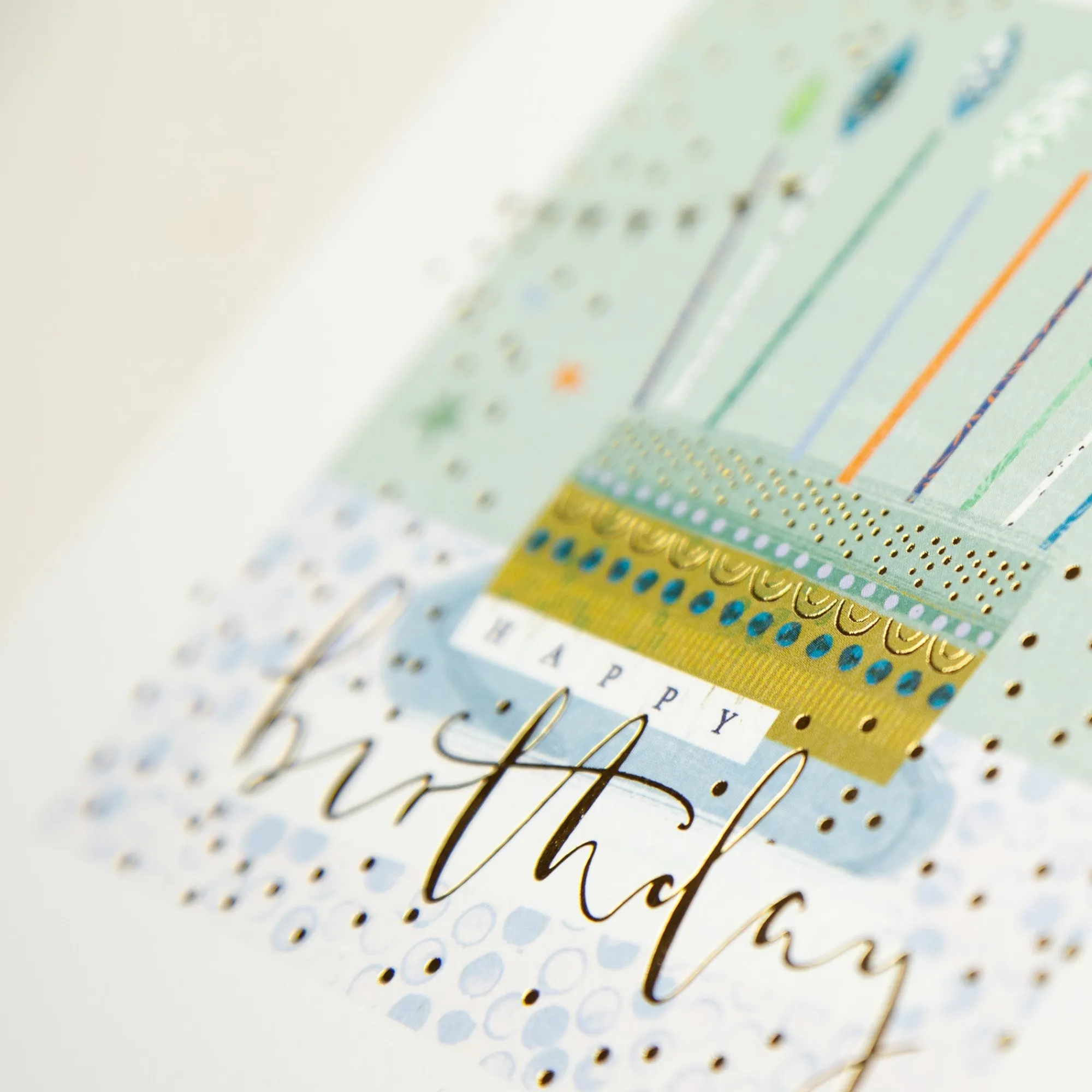 Birthday*Whistlefish Birthday Cake And Candles Card