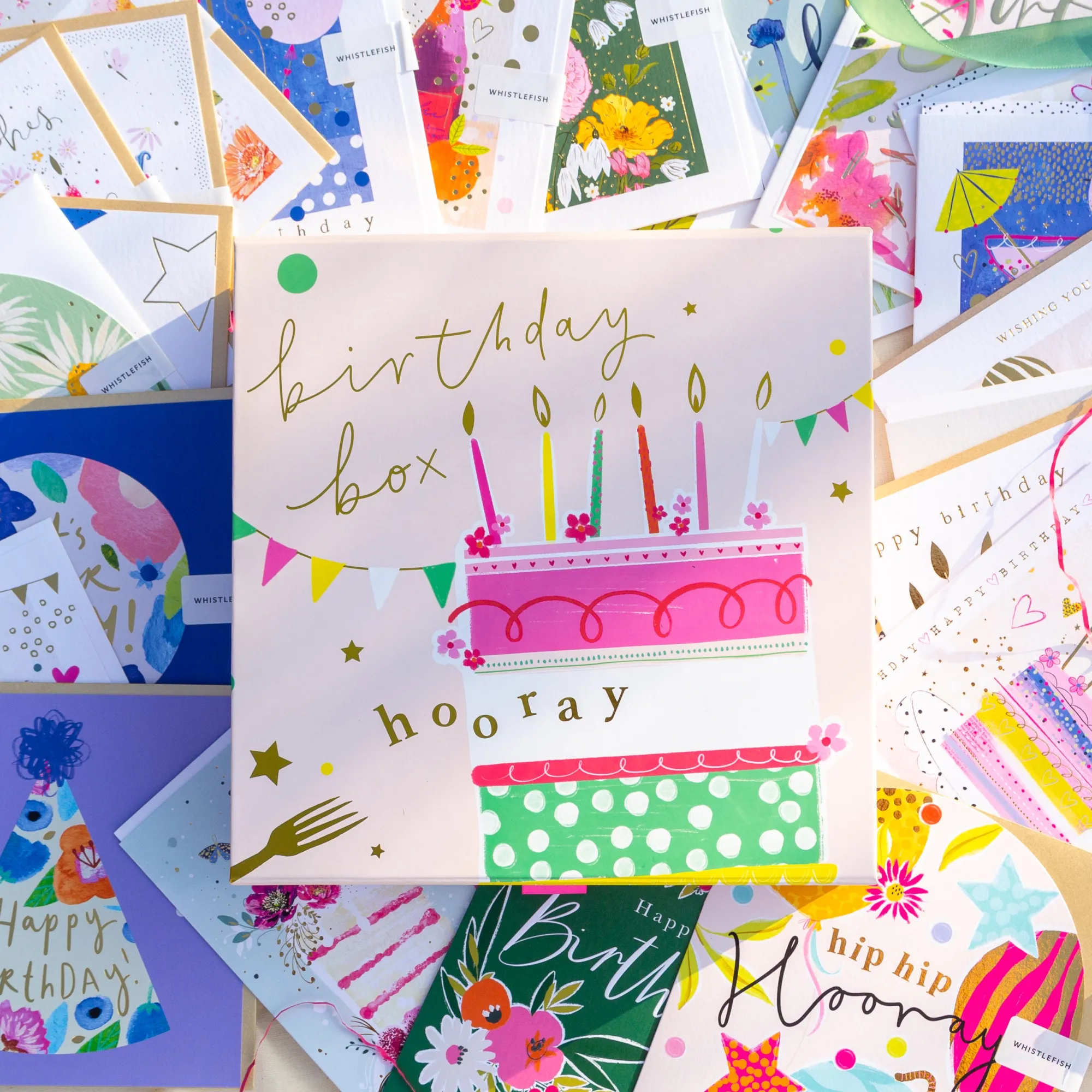 Floral Gifts|Card Gift Boxes*Whistlefish Birthday Card Gift Box
