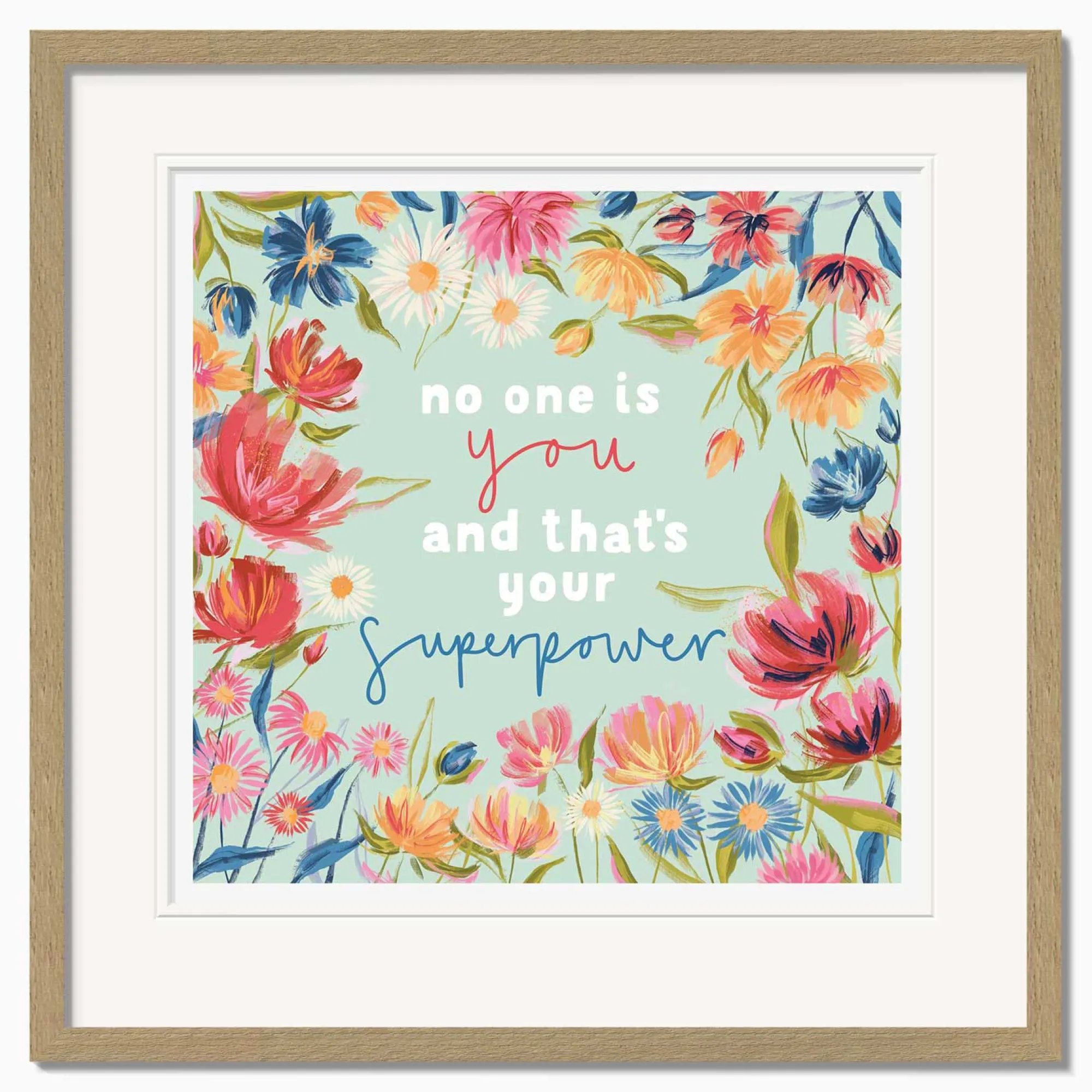 Floral & Flowers|Framed Prints*Whistlefish Bloom Bravely Framed Print