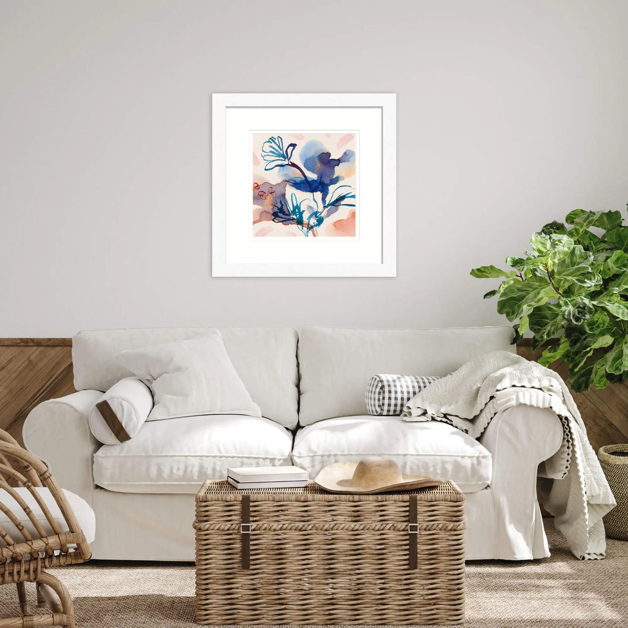 Unframed Prints*Whistlefish Blue Iris Medium Art Print