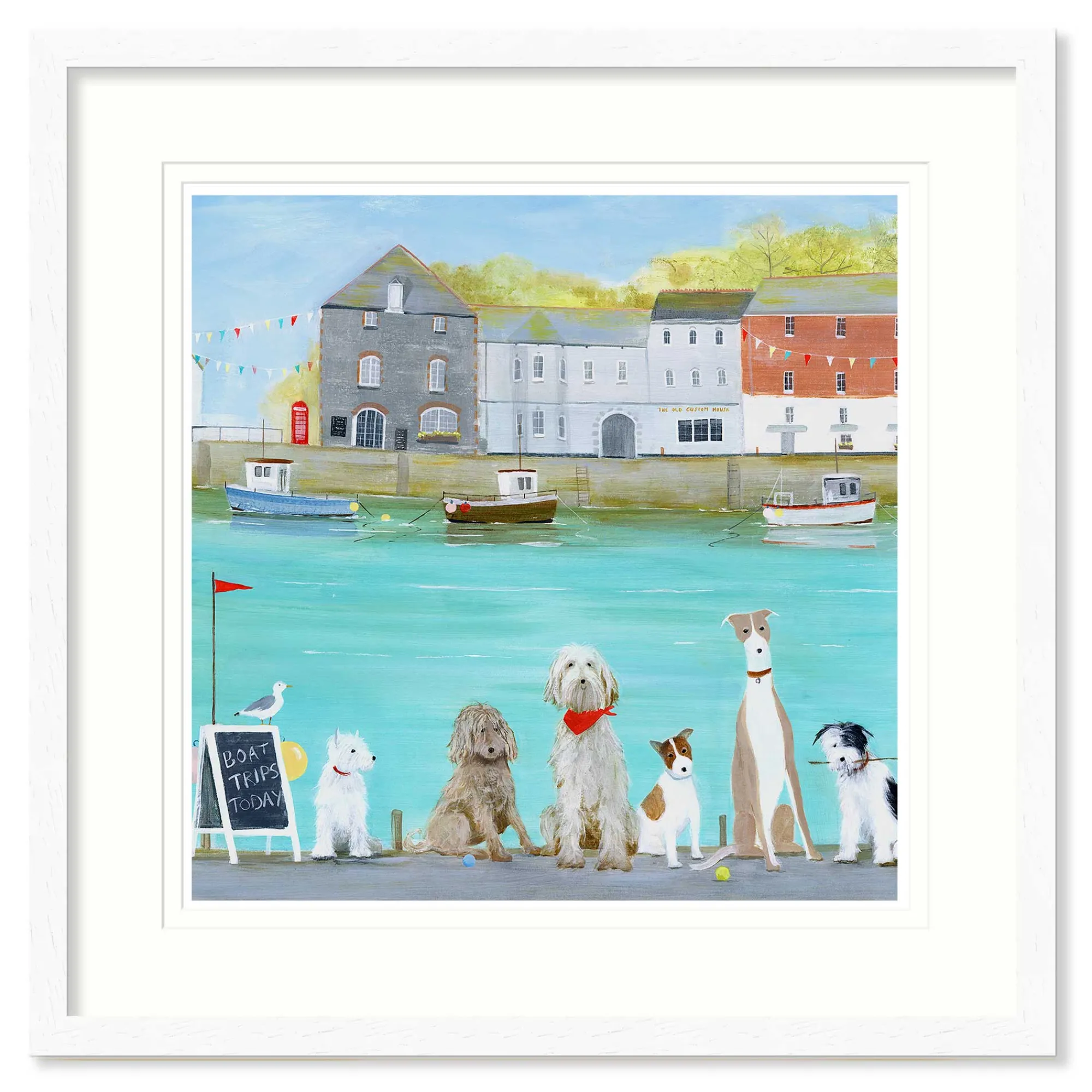 Padstow|Cornwall*Whistlefish Boat Trip Framed Print