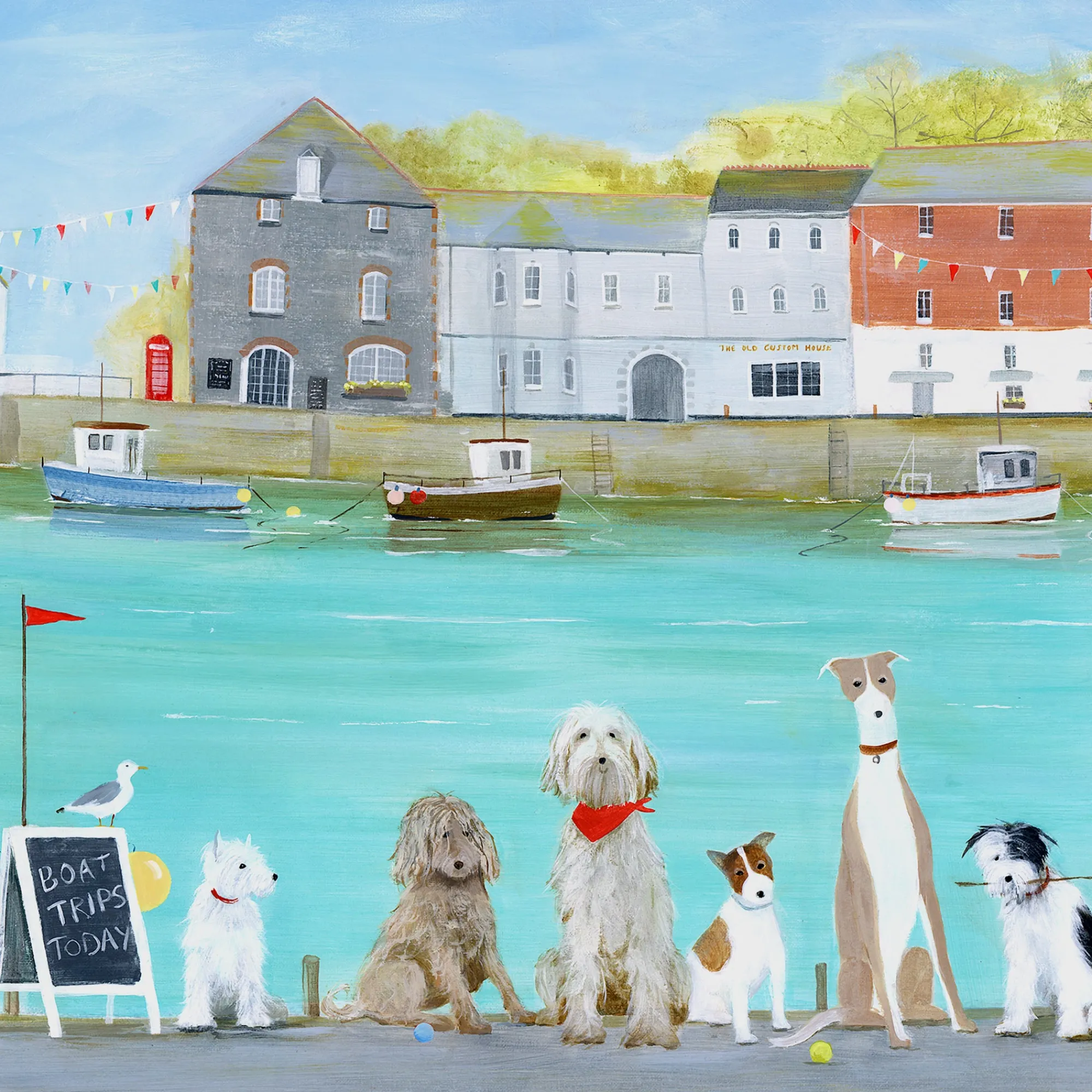 Unframed Prints*Whistlefish Boat Trip Small Art Print