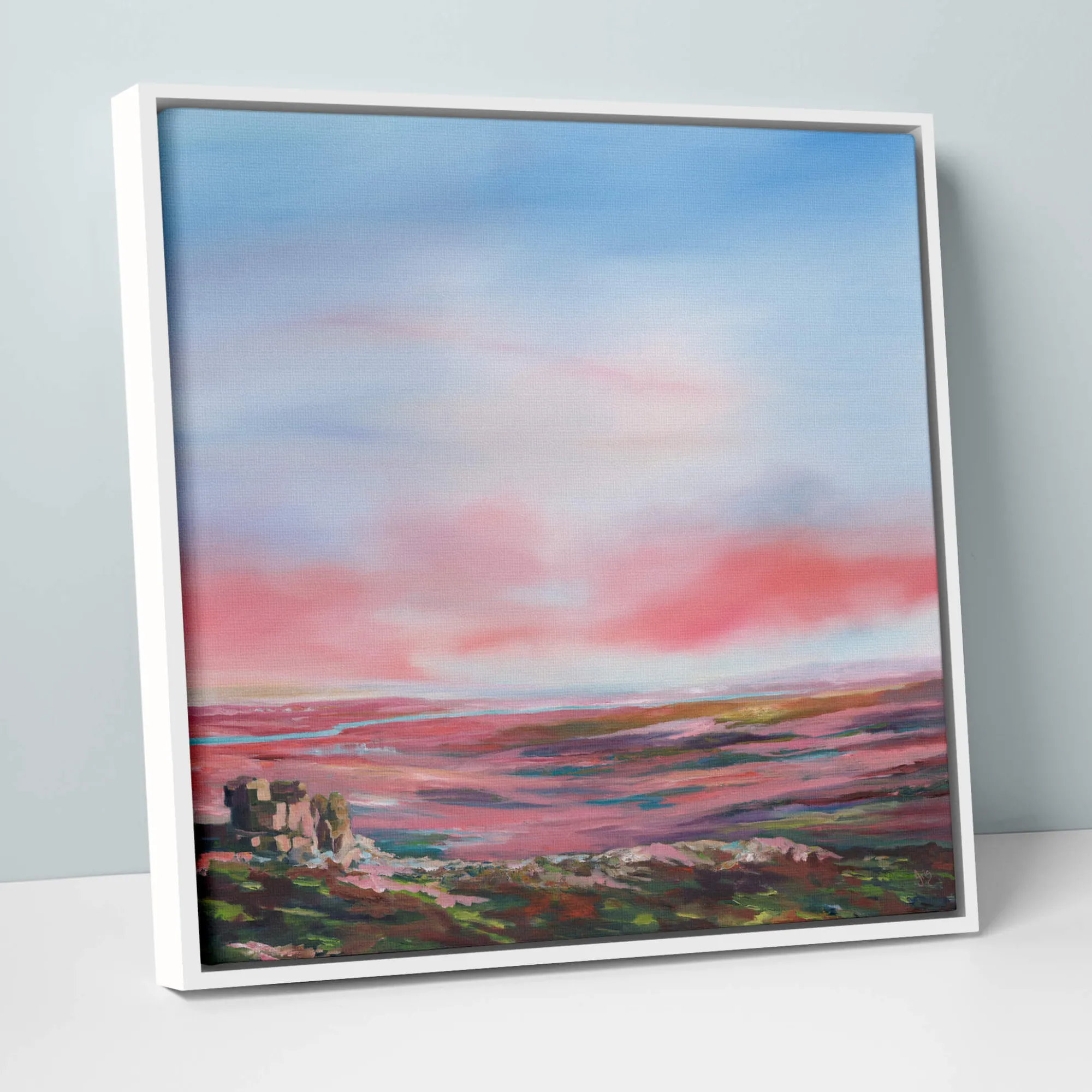 Framed Canvas*Whistlefish Border Crossing Framed Canvas