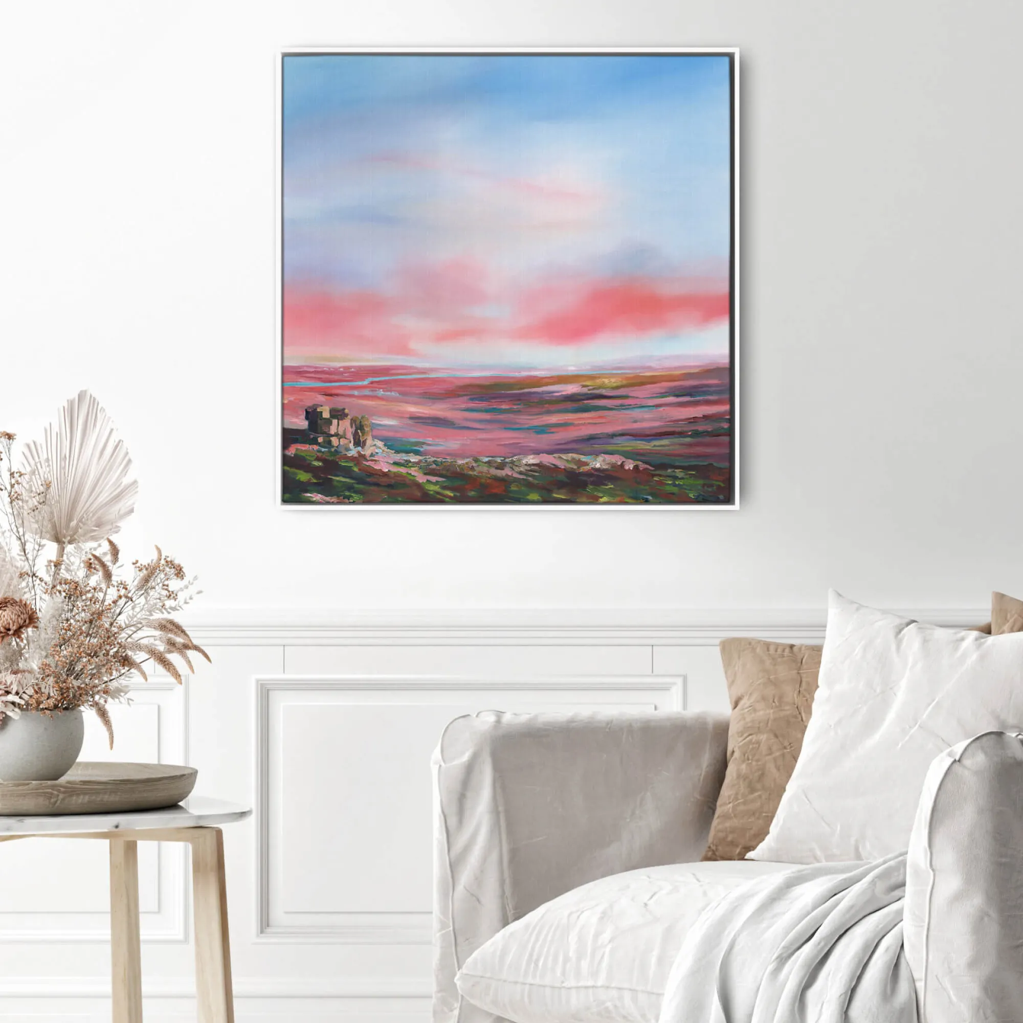 Framed Canvas*Whistlefish Border Crossing Framed Canvas