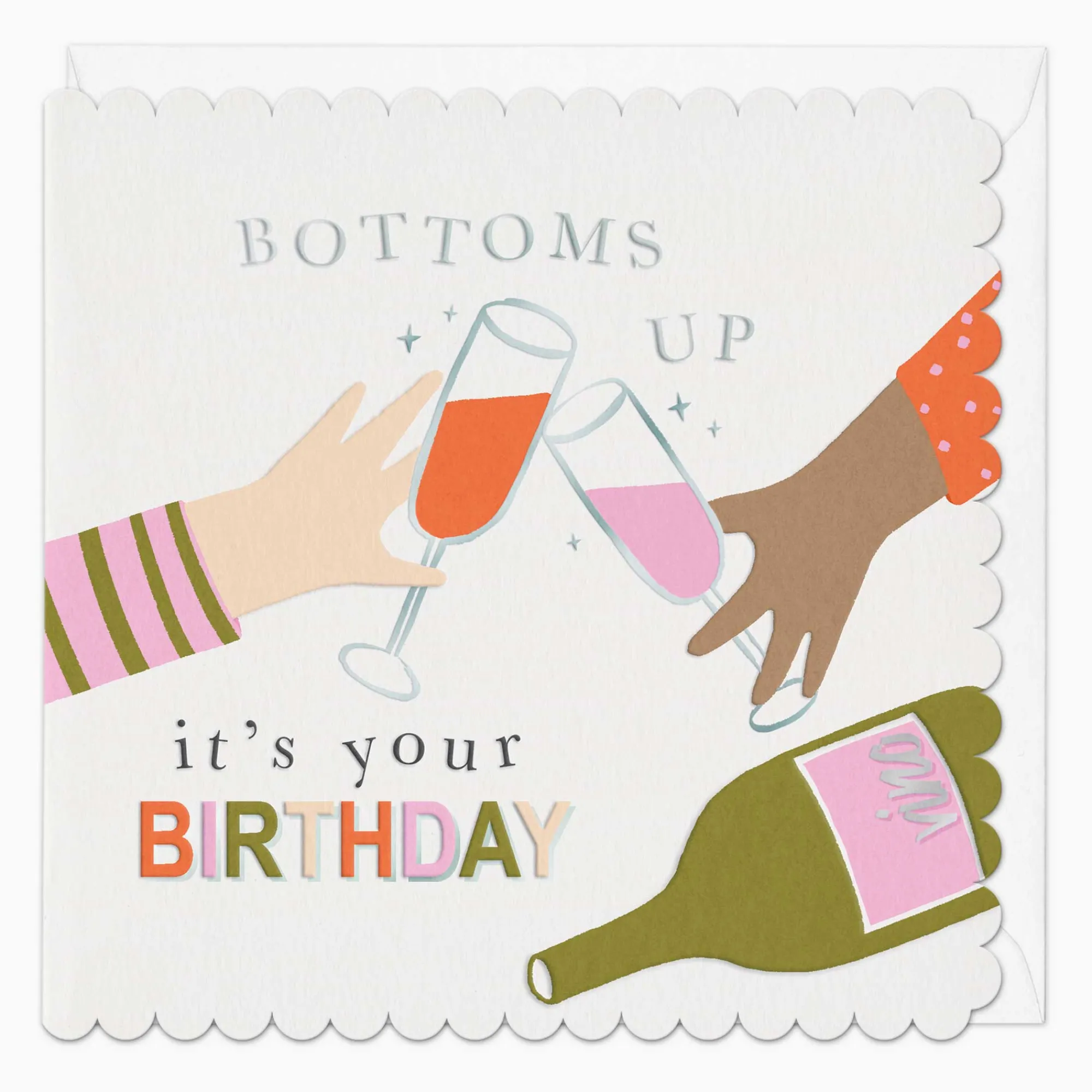Birthday|For Her*Whistlefish Bottoms Up Birthday Card