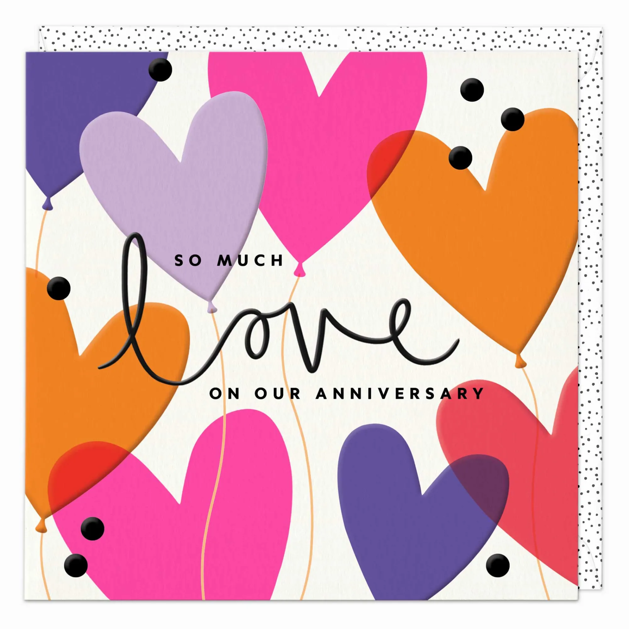 Thinking Of You|Valentine's Day*Whistlefish Bright Ballons Anniversary Card
