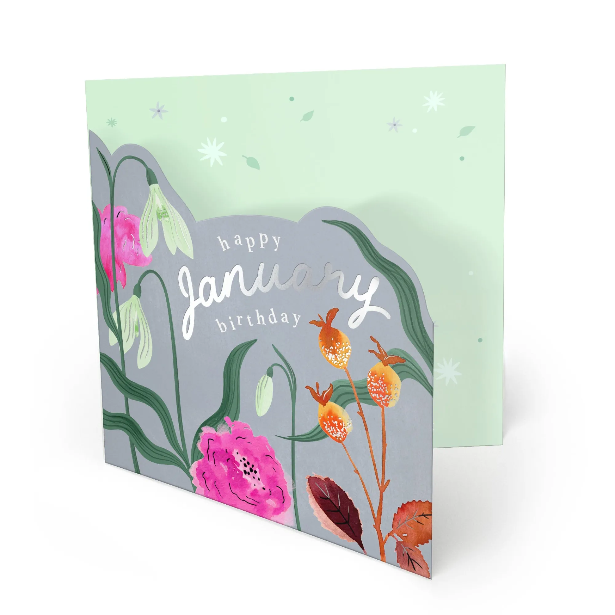 Birthday|Birthday*Whistlefish Bright Summer January Birthday Card