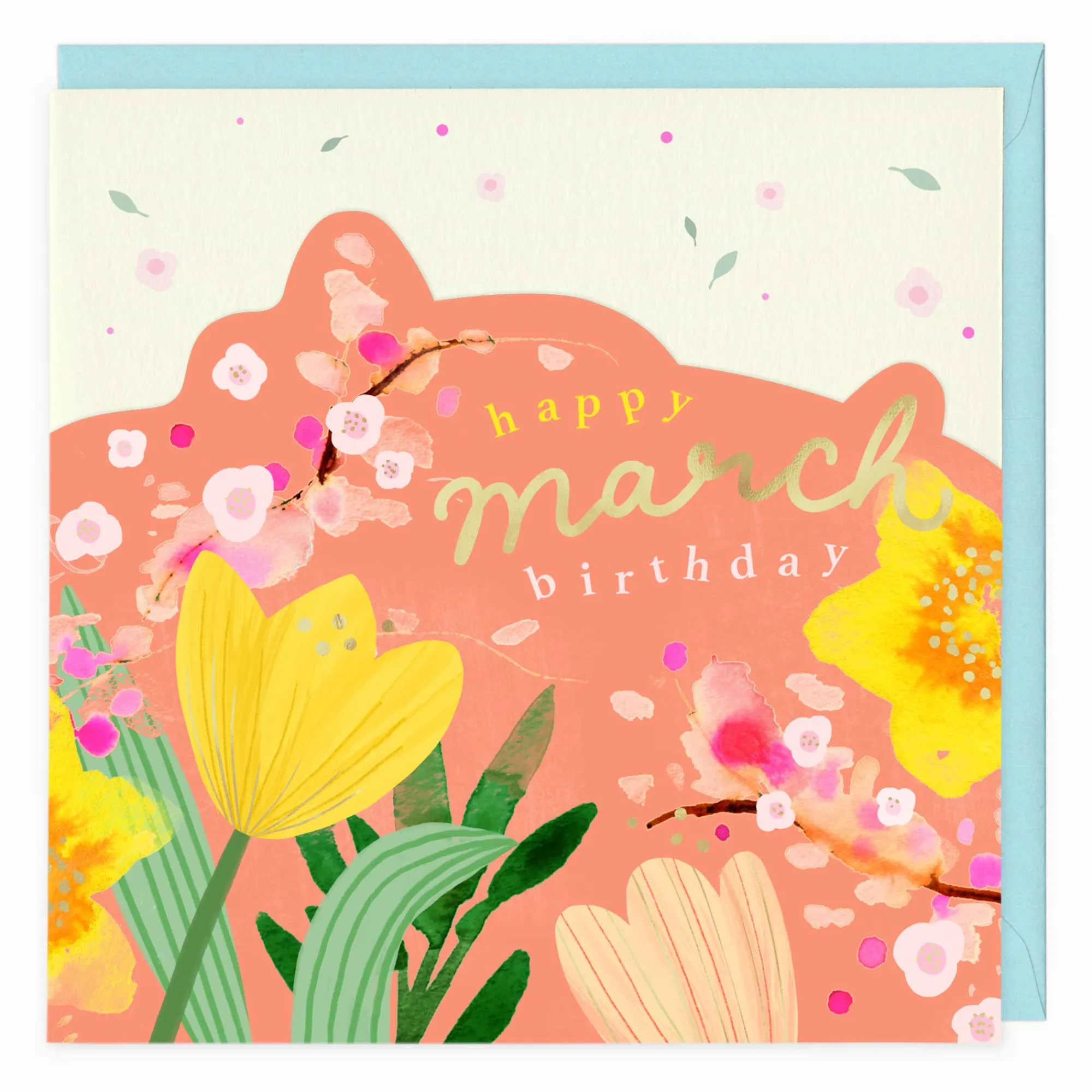 Birthday|Birthday*Whistlefish Bright Summer March Birthday Card