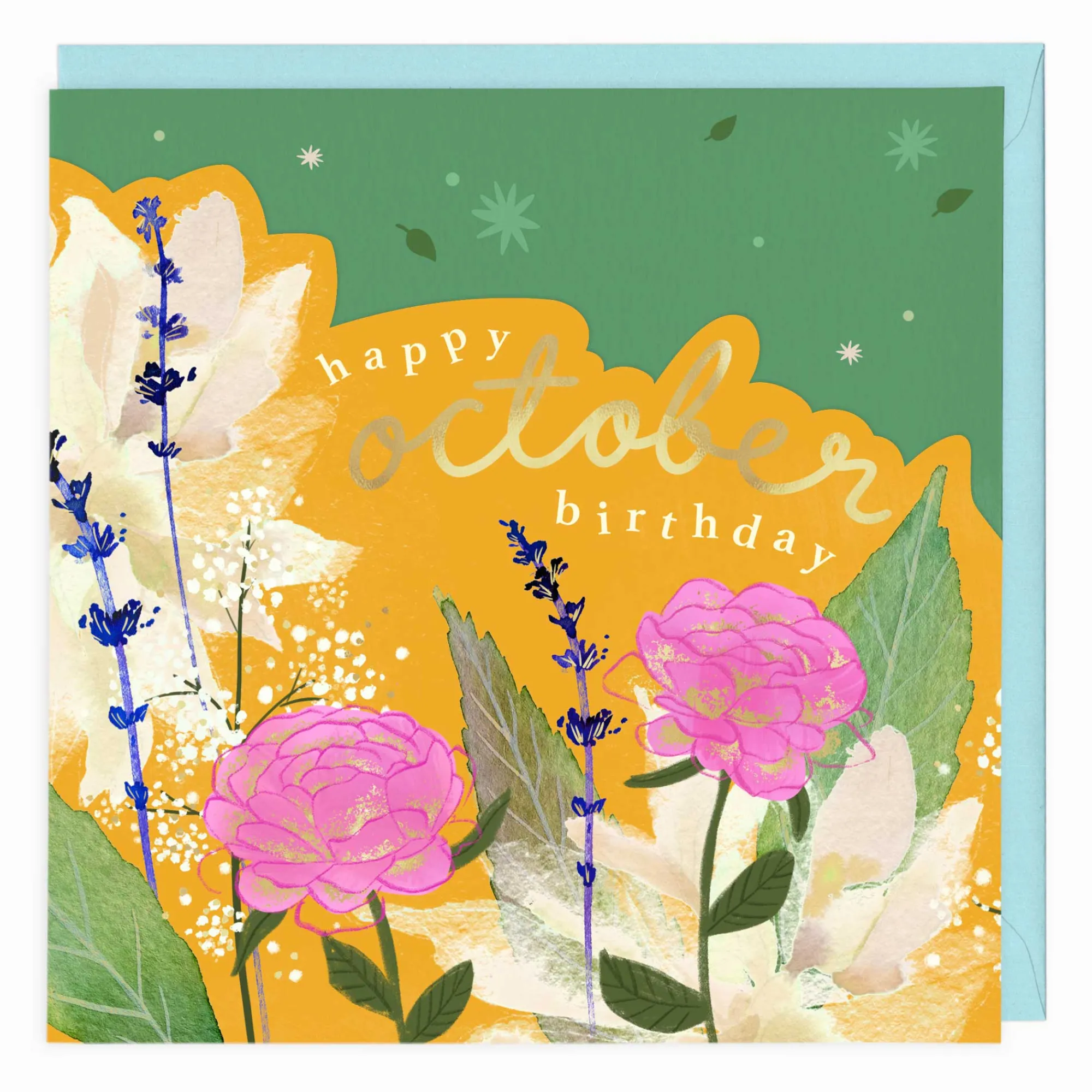 Birthday|Birthday*Whistlefish Bright Summer October Birthday Card