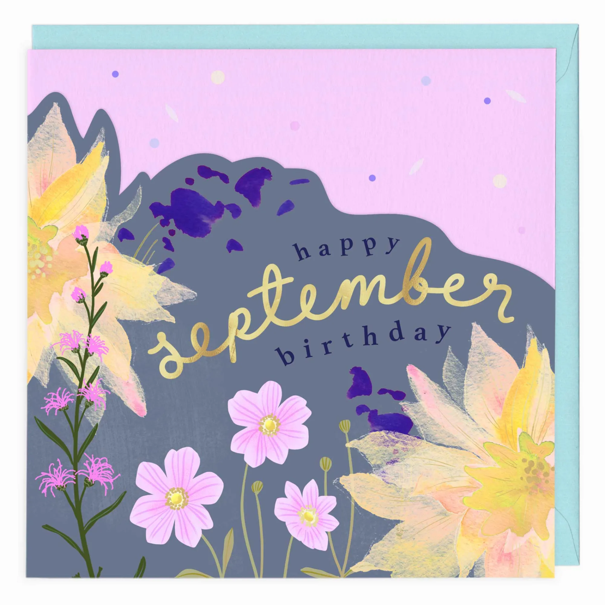 Birthday|Birthday*Whistlefish Bright Summer September Birthday Card