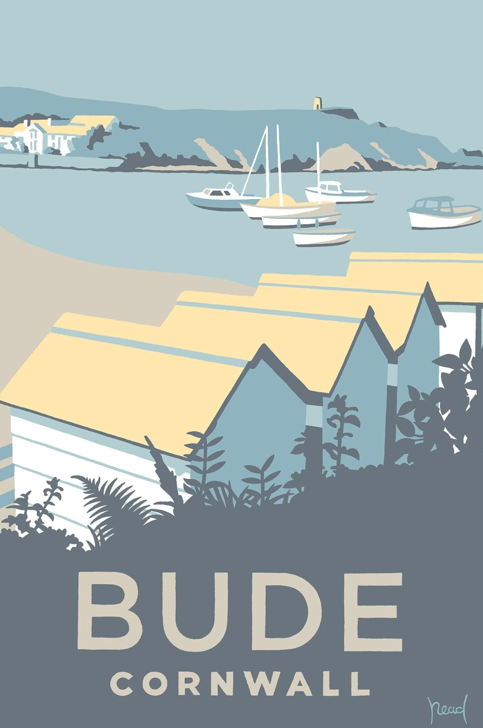 Unframed Prints*Whistlefish Bude Art Print