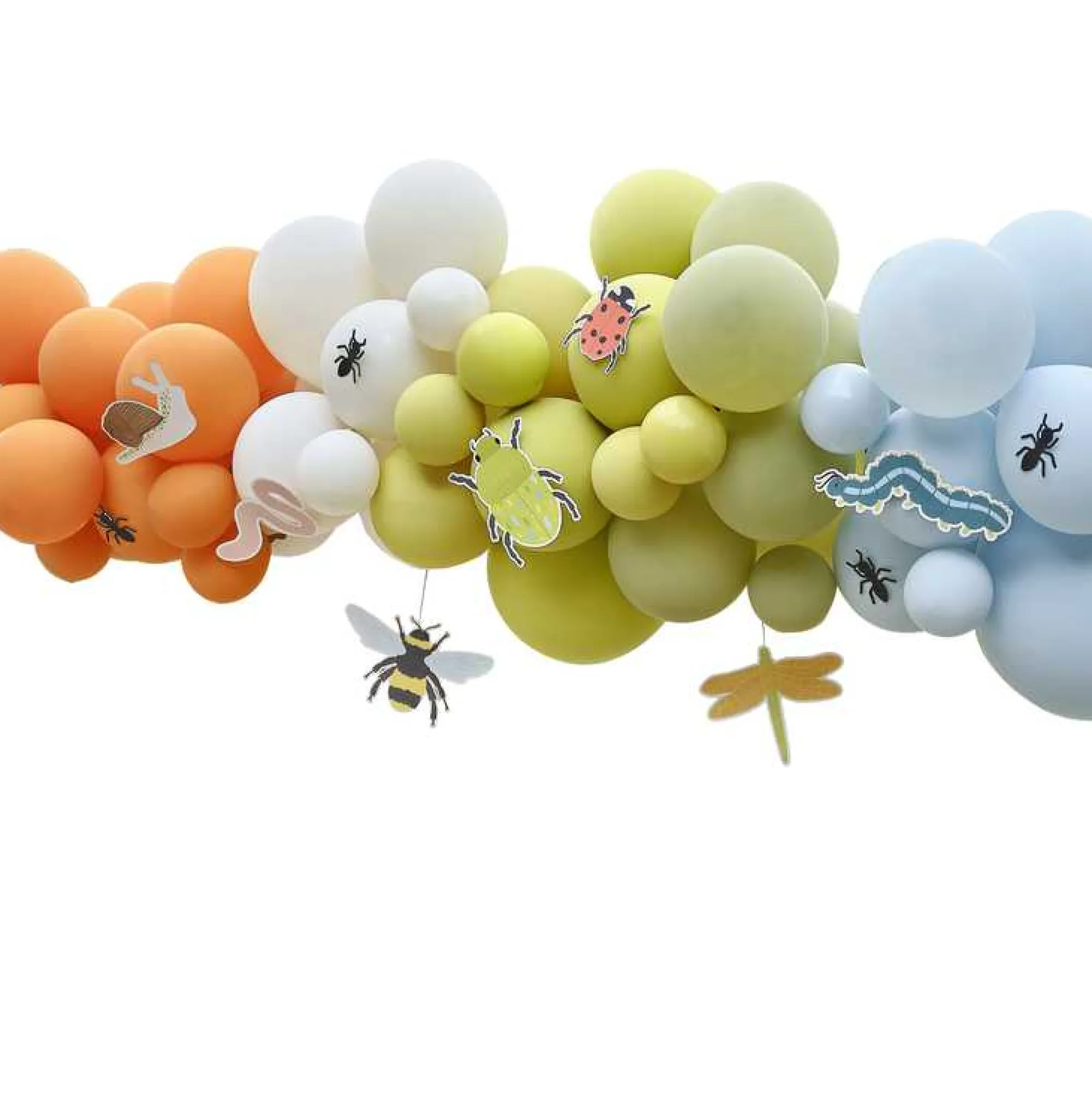 Balloons|Birthday*Whistlefish Bug Party Balloon Arch with Card Bugs