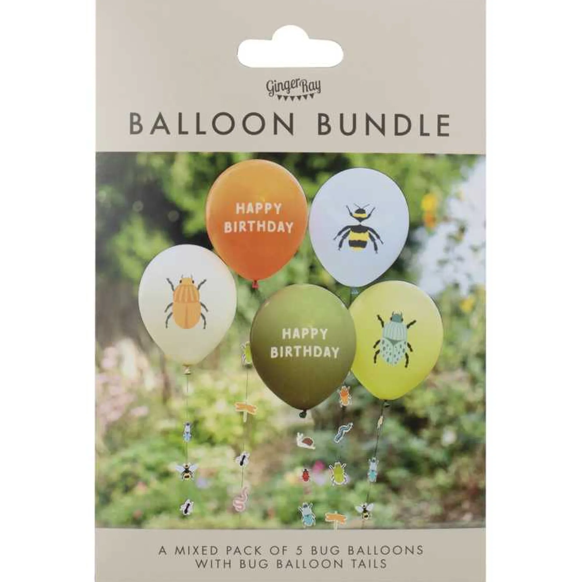 Balloons|Birthday*Whistlefish Bug Party Birthday Balloons