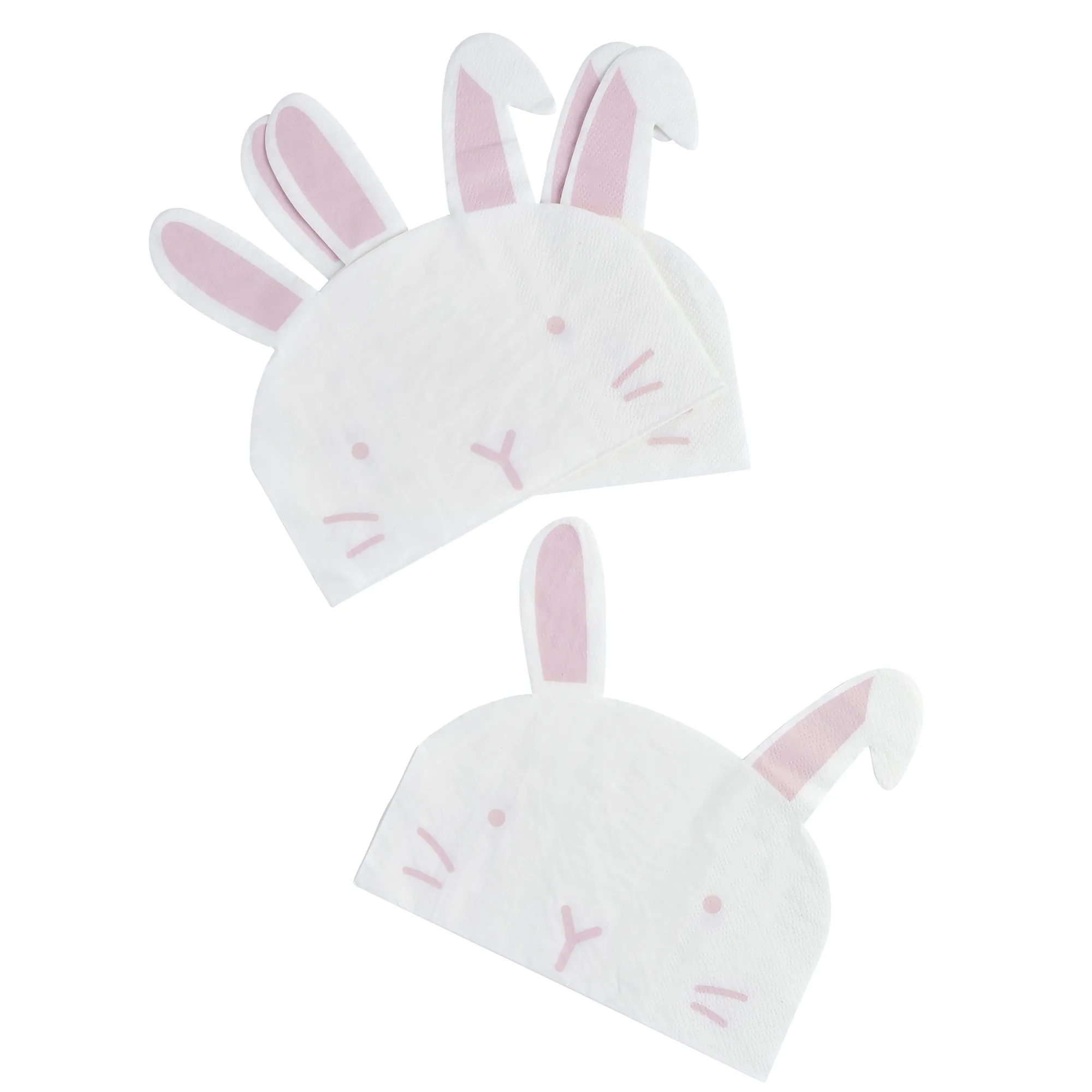 Napkins|Easter*Whistlefish Bunny Shaped Paper Napkin 16pcs