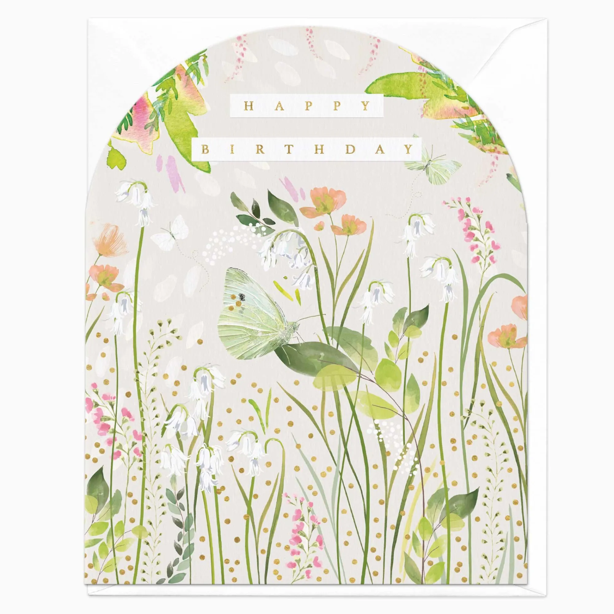 Birthday*Whistlefish Butterfly Meadow Birthday Card