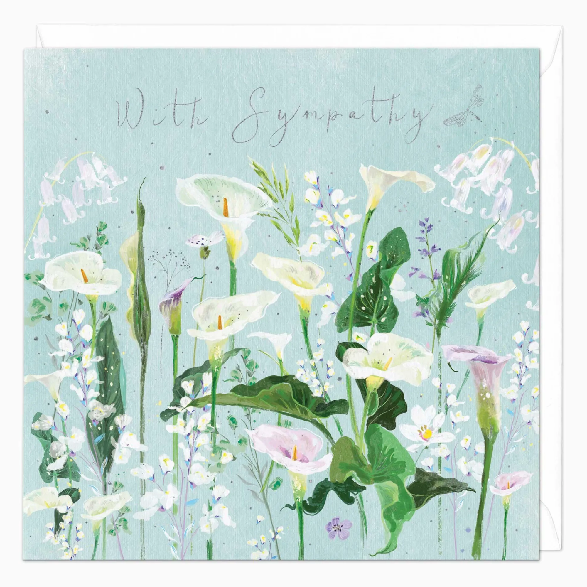 Sympathy*Whistlefish Calla Lily Sympathy Card