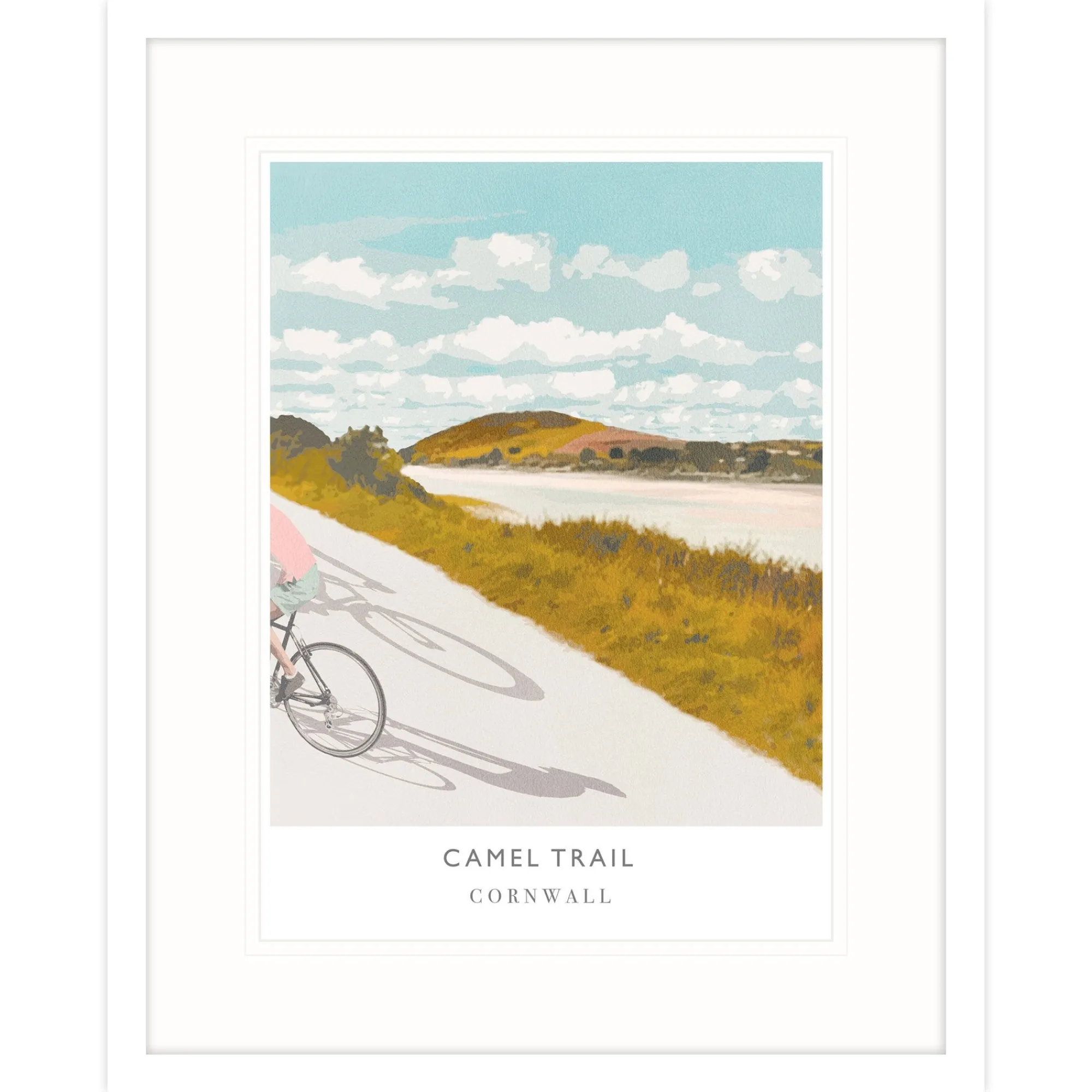 Padstow|Cornwall*Whistlefish Camel Trail Framed Print