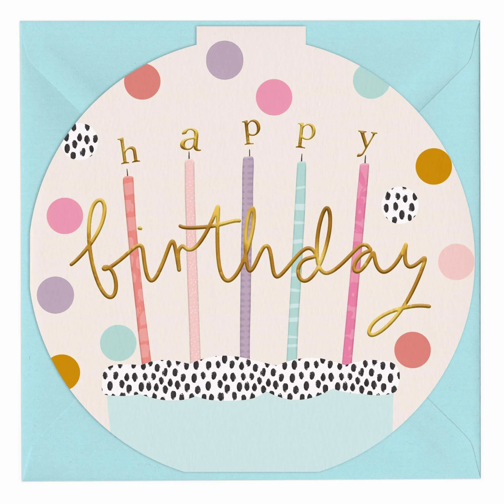 Birthday|For Children*Whistlefish Candles & Confetti Birthday Card