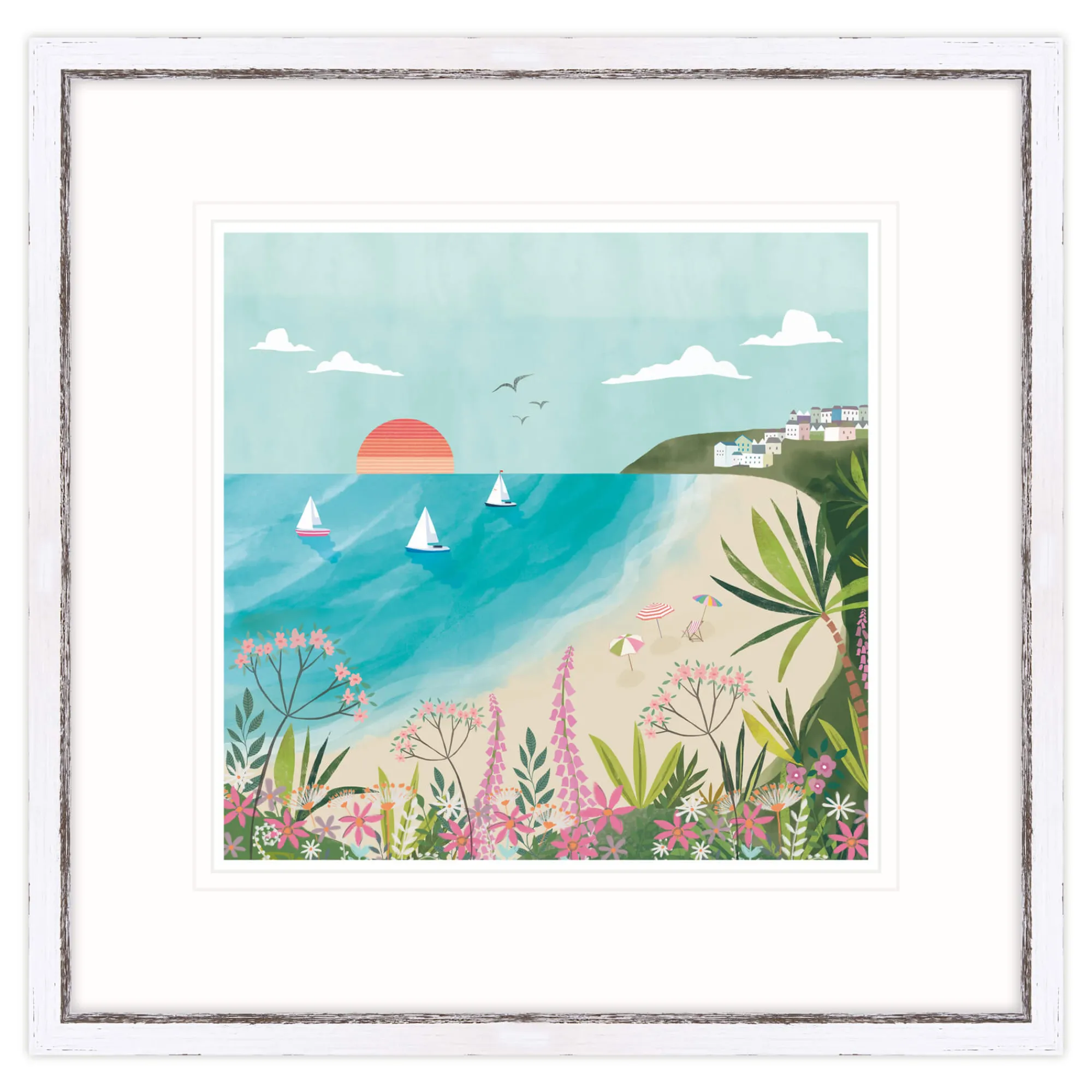 St Ives|Cornwall*Whistlefish Carbis Bay Framed Print
