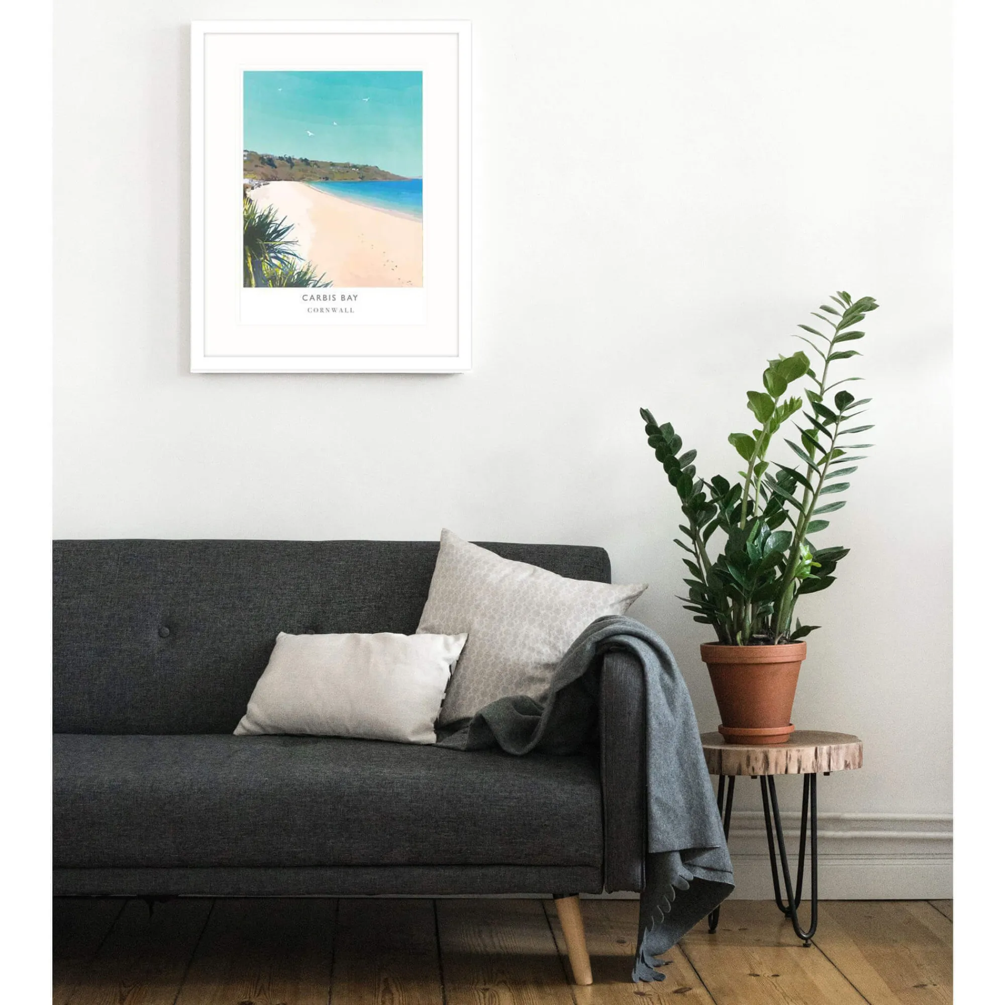 St Ives|Cornwall*Whistlefish Carbis Bay Framed Print