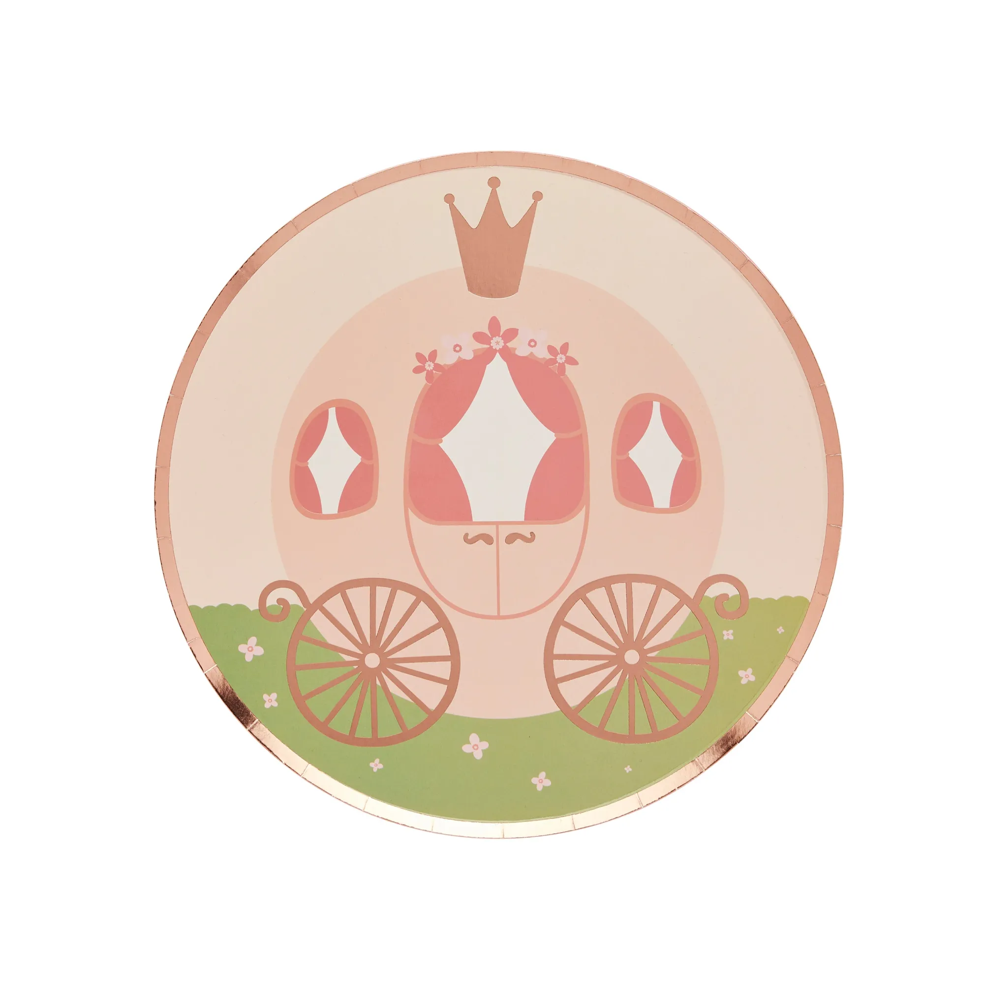 Paper Plates|Birthday*Whistlefish Carriage Paper Plates 8pcs