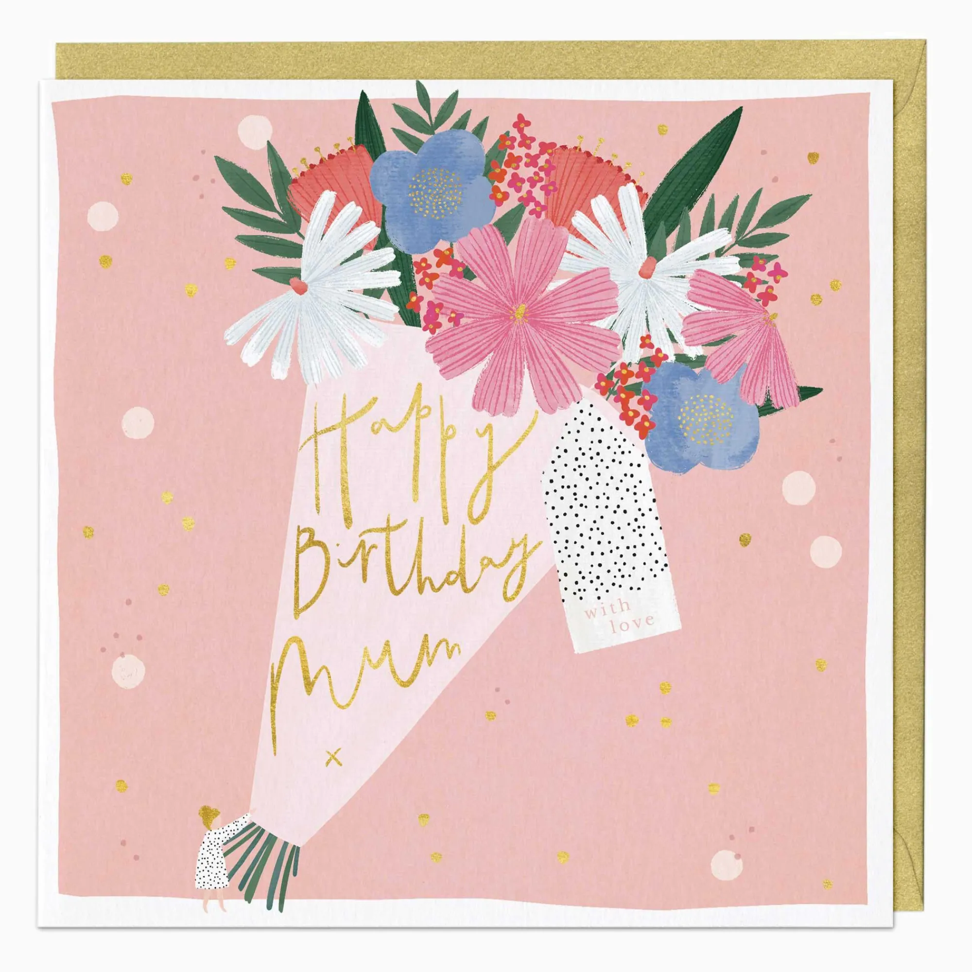 Birthday|For Her*Whistlefish Celebration Blooms For Mum Birthday Card