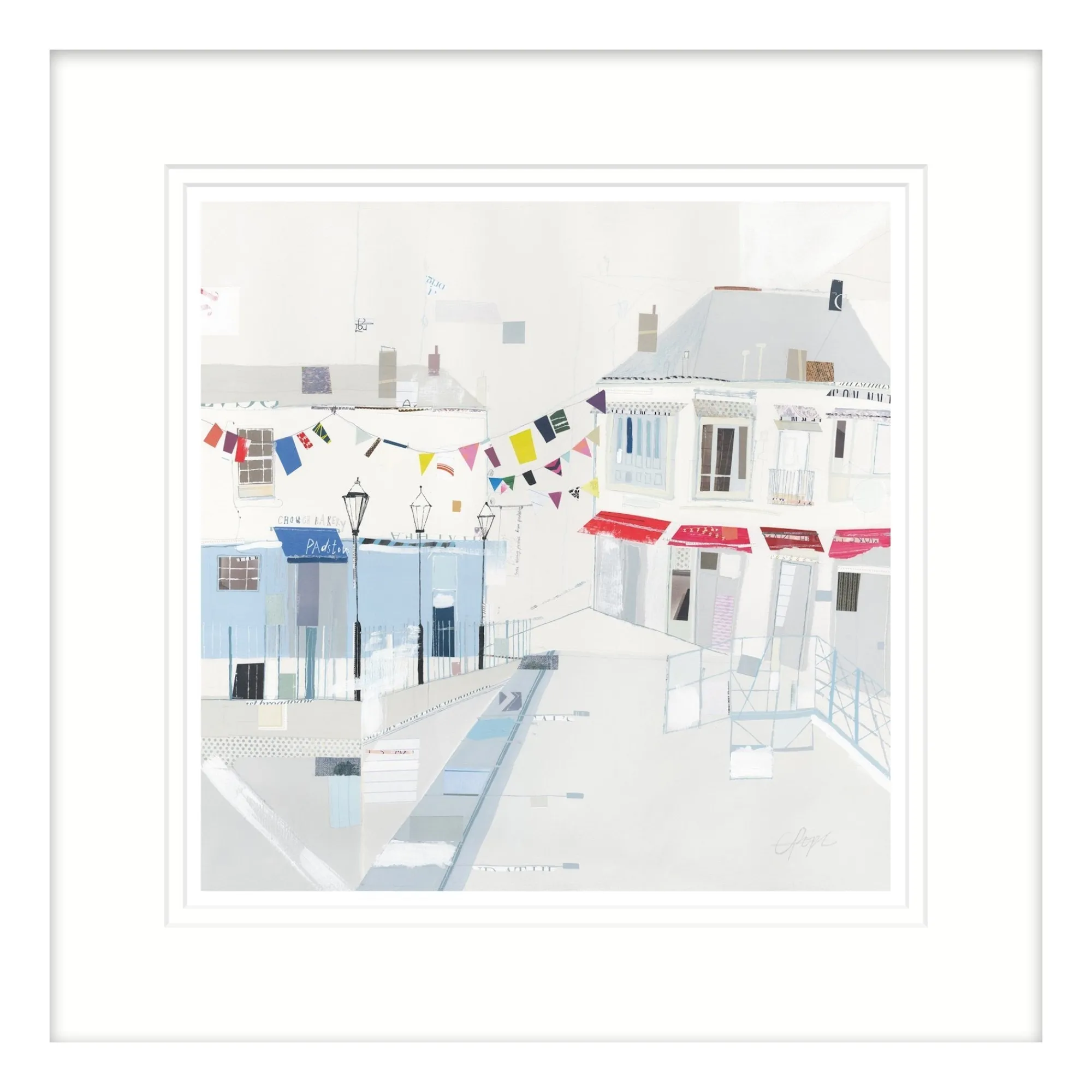 Padstow|Cornwall*Whistlefish Chough Bakery Framed Print