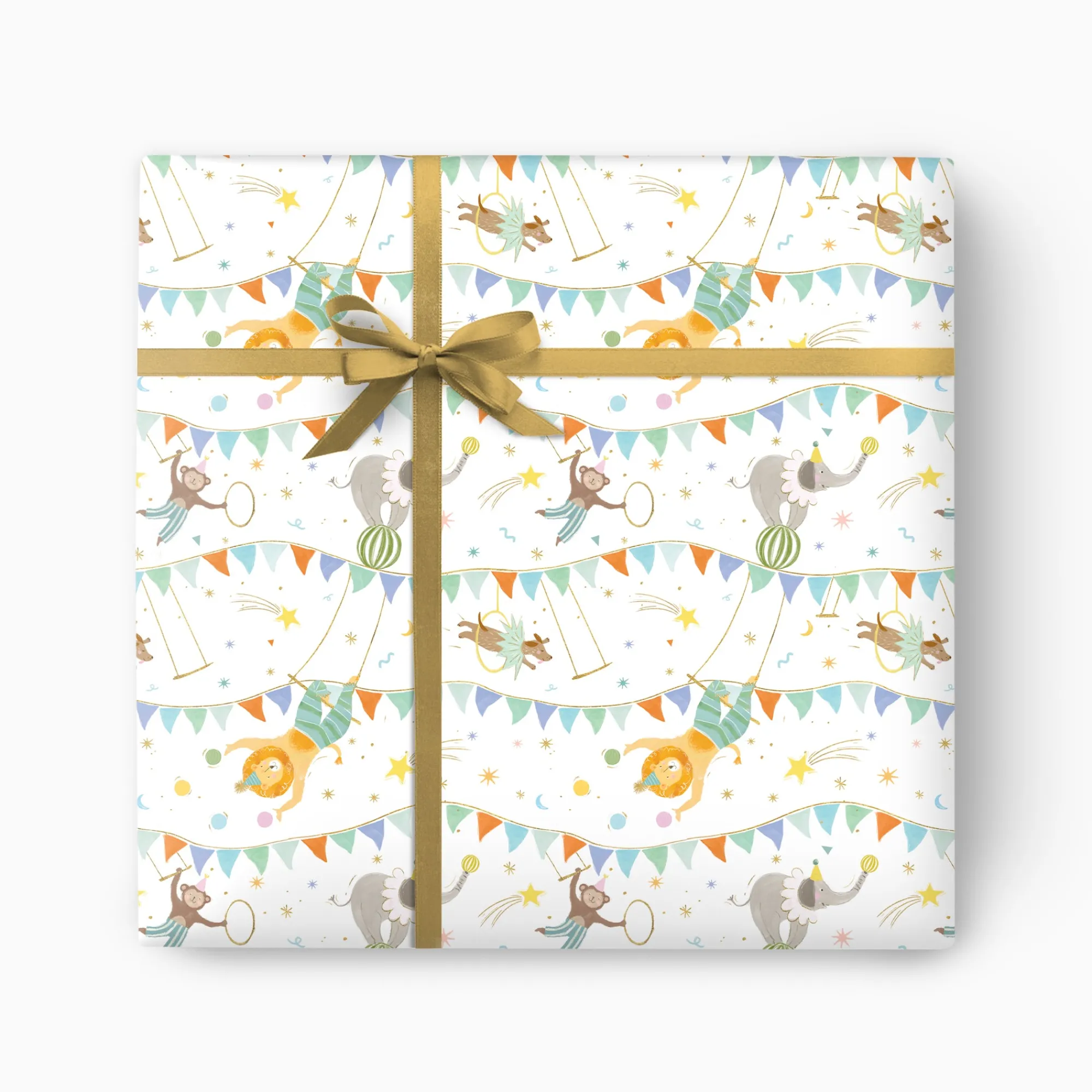 Gift Wrap|Birthday*Whistlefish Circus Wrapping Paper